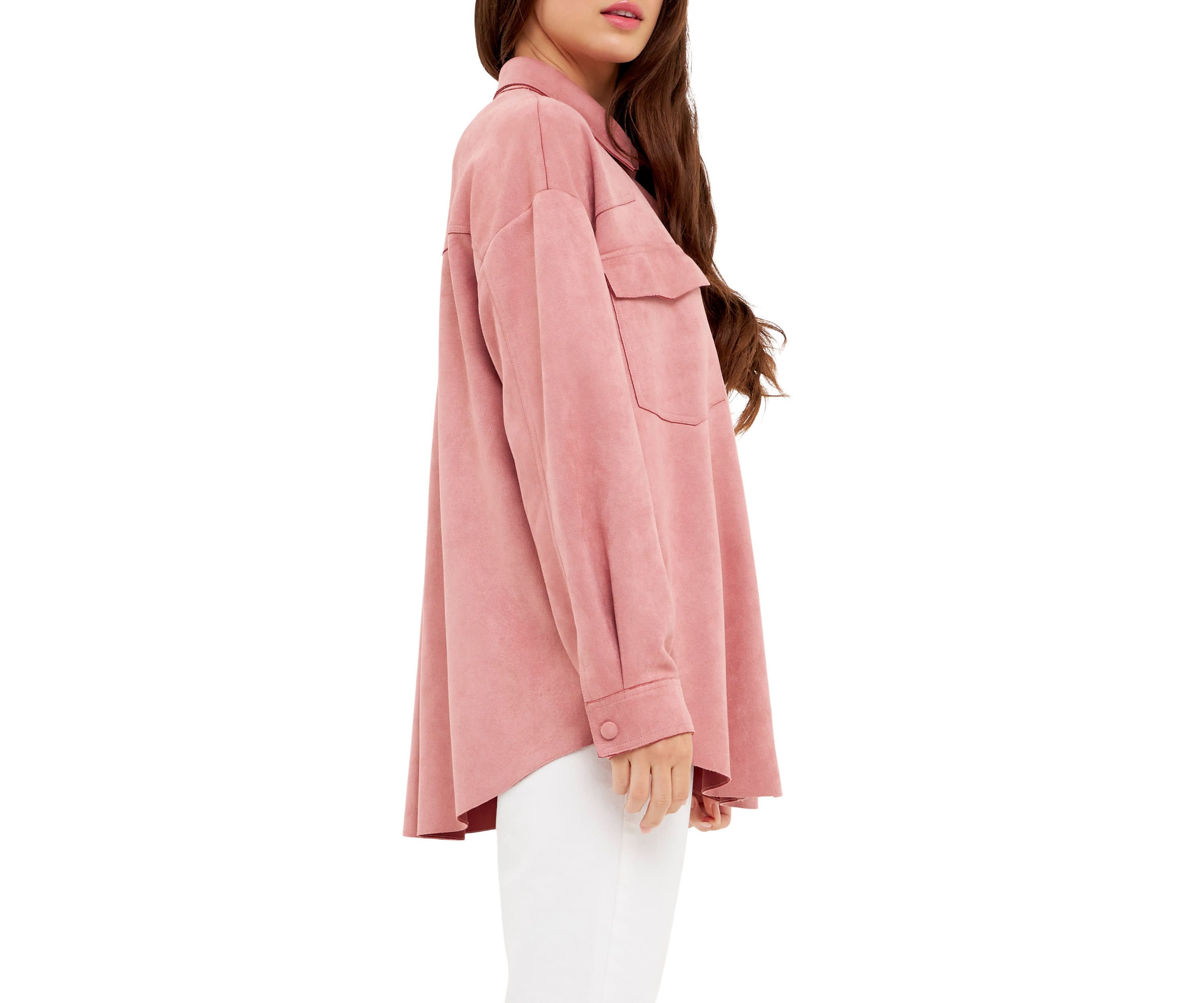 Suede Oversized Shirts