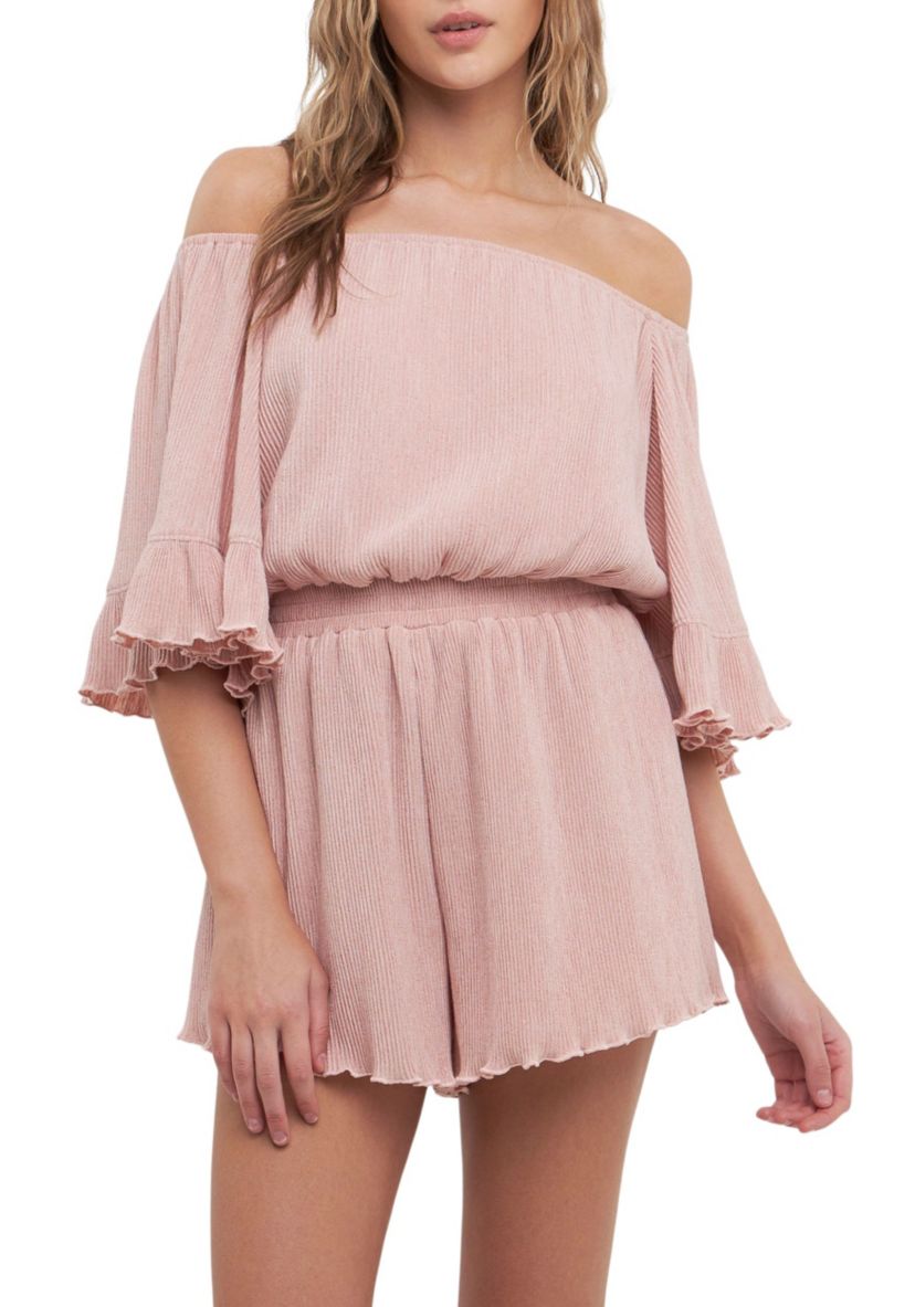 Texture Knit Romper