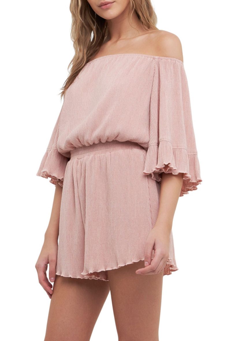 Texture Knit Romper