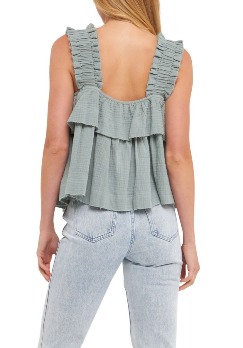Free The Roses Ruffled Straps with Tiered Top | Belk
