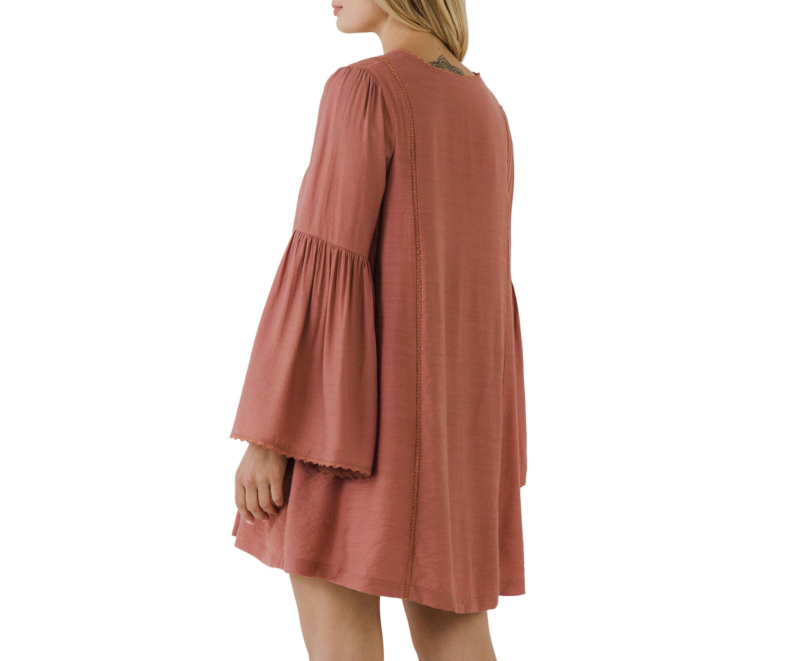 Deep V Laced Mini Dress