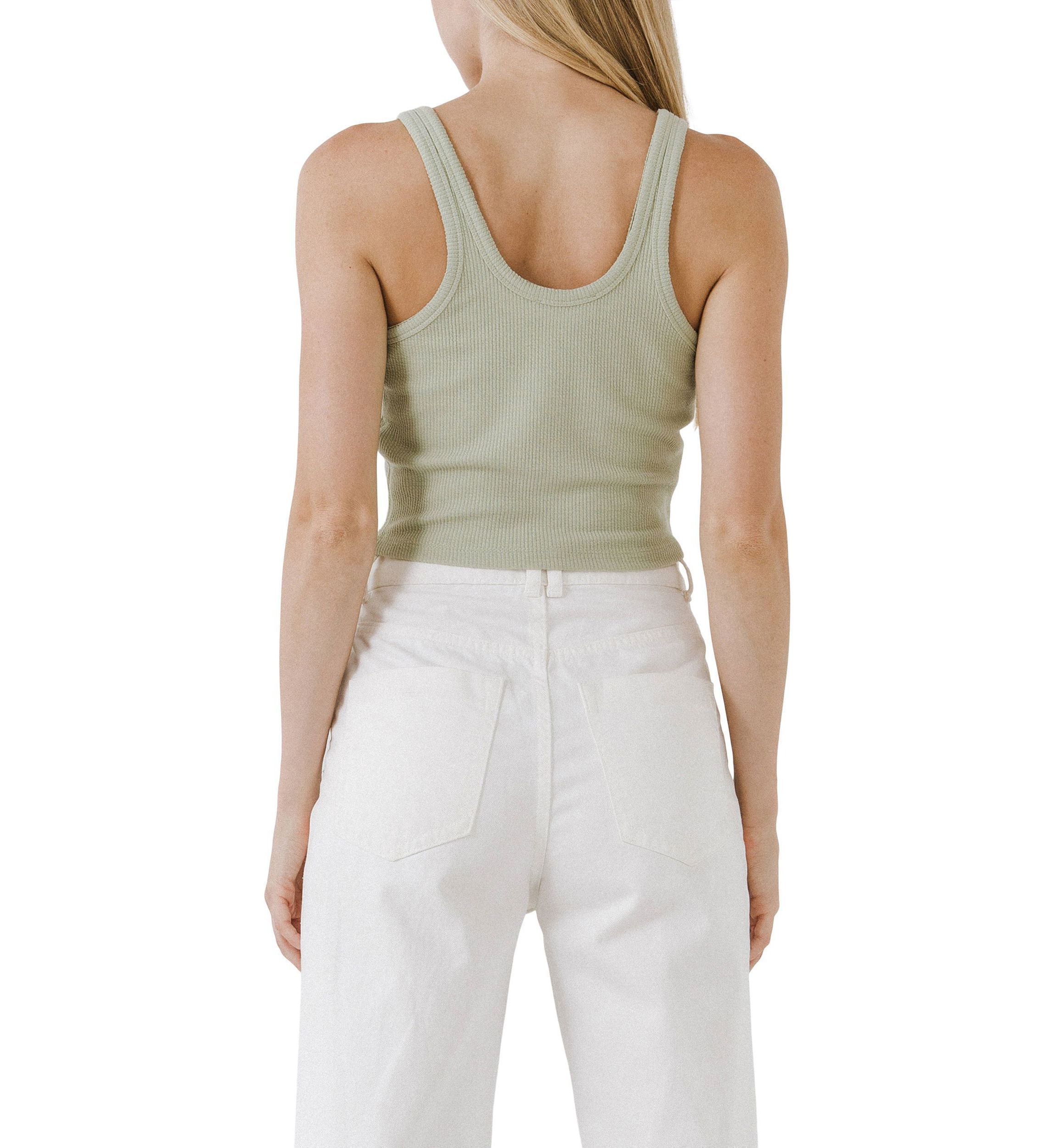 Raw Edge Tank Top