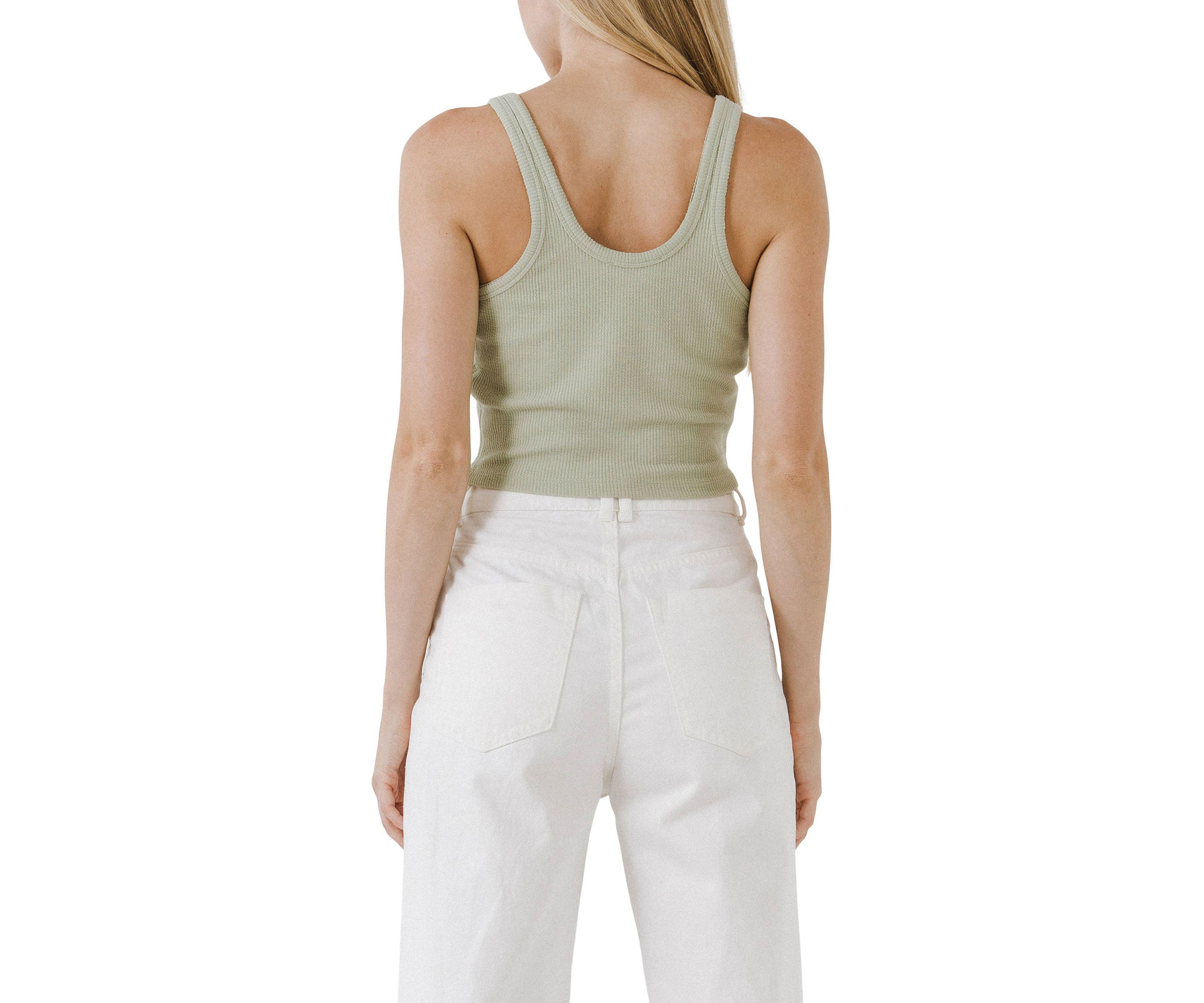 Raw Edge Tank Top