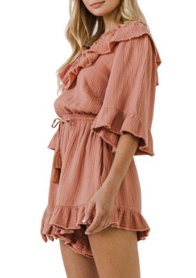 Ruffle Detail Romper