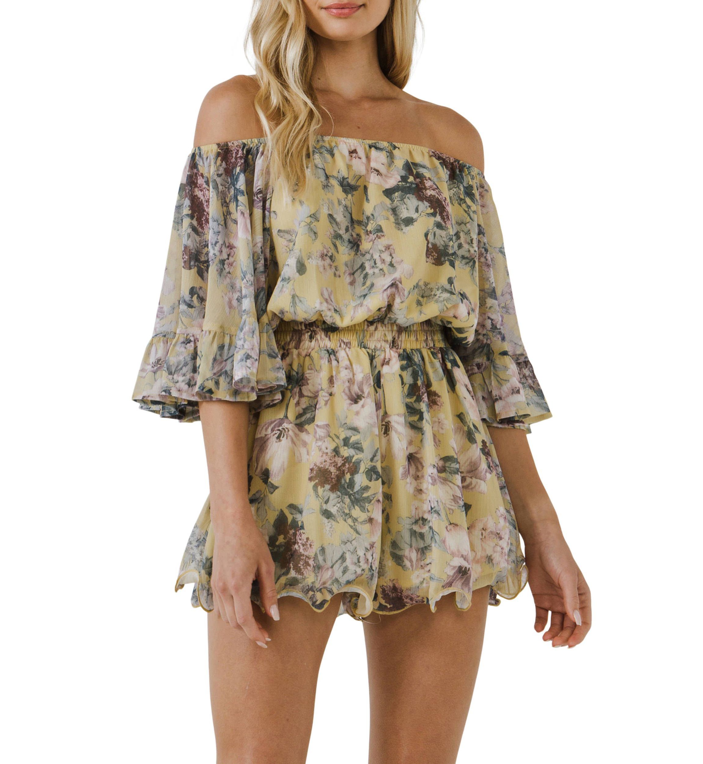 Flowy Floral Romper