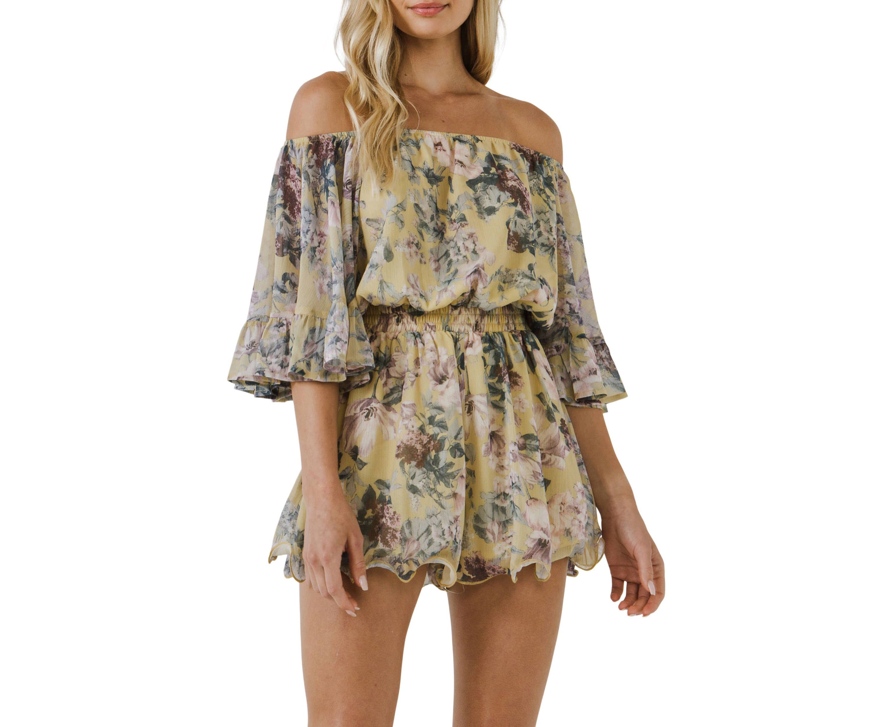 Flowy Floral Romper