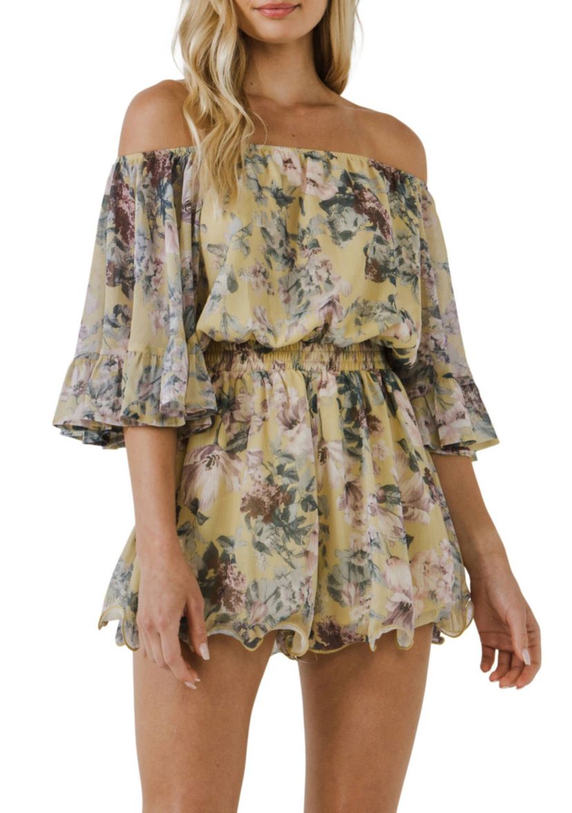 Flowy Floral Romper