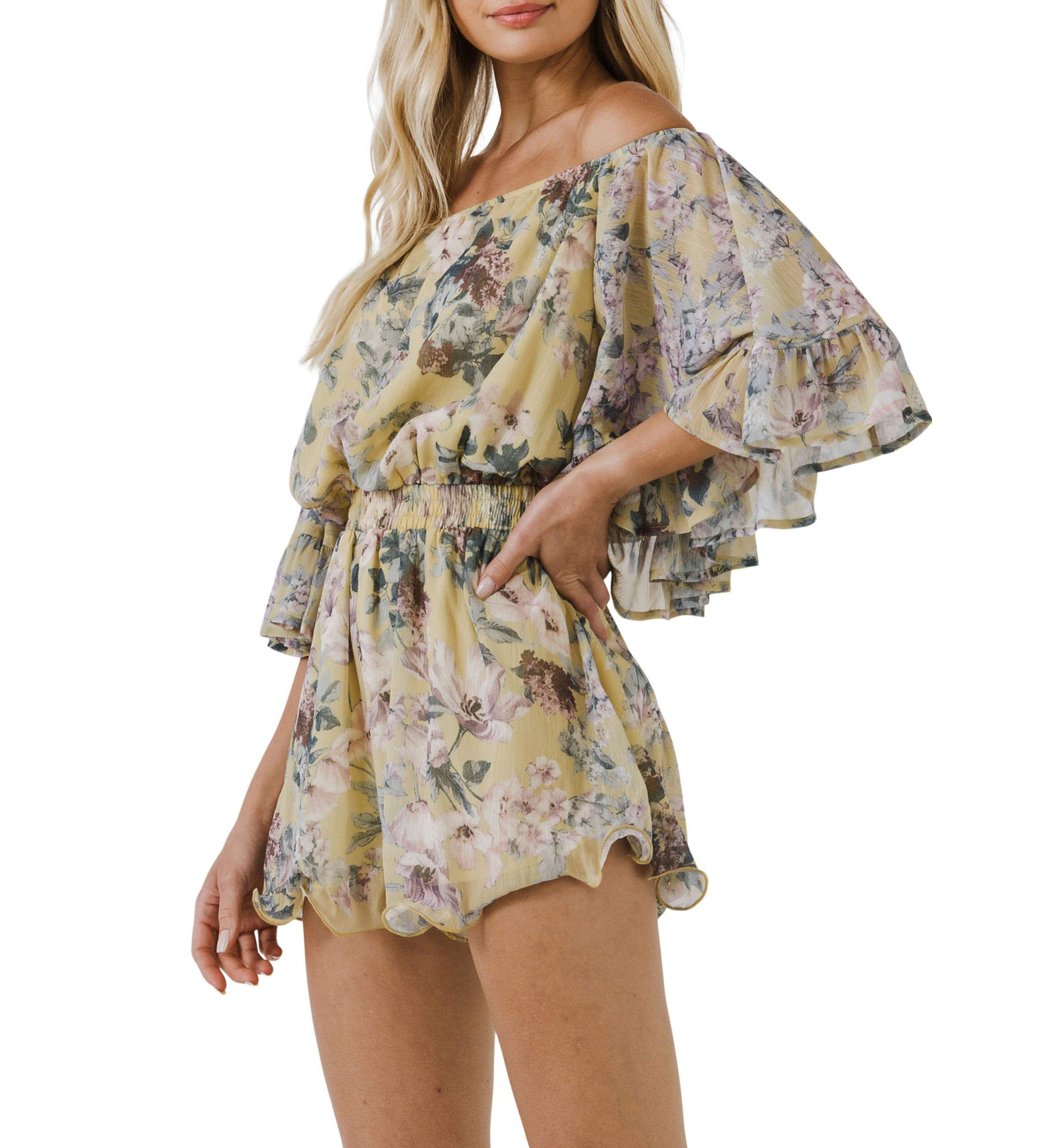 Flowy Floral Romper