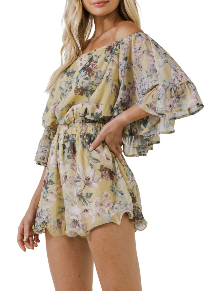 Flowy Floral Romper