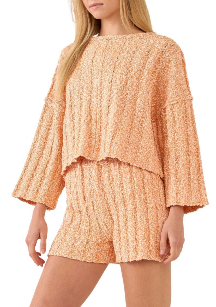 Pullover Ribbed Sweater