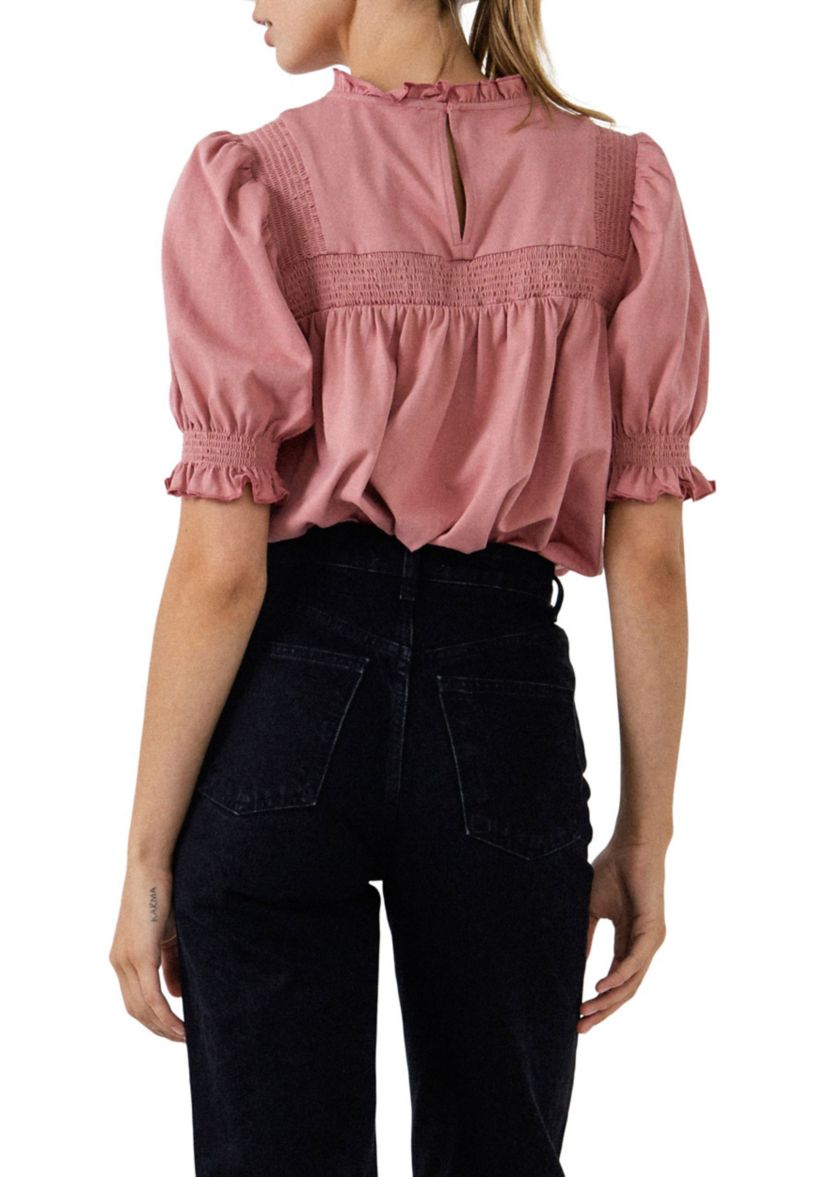 Smocking Yoke T-Shirt
