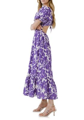 Floral Print Maxi Dress