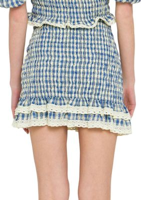 Gingham Skirt