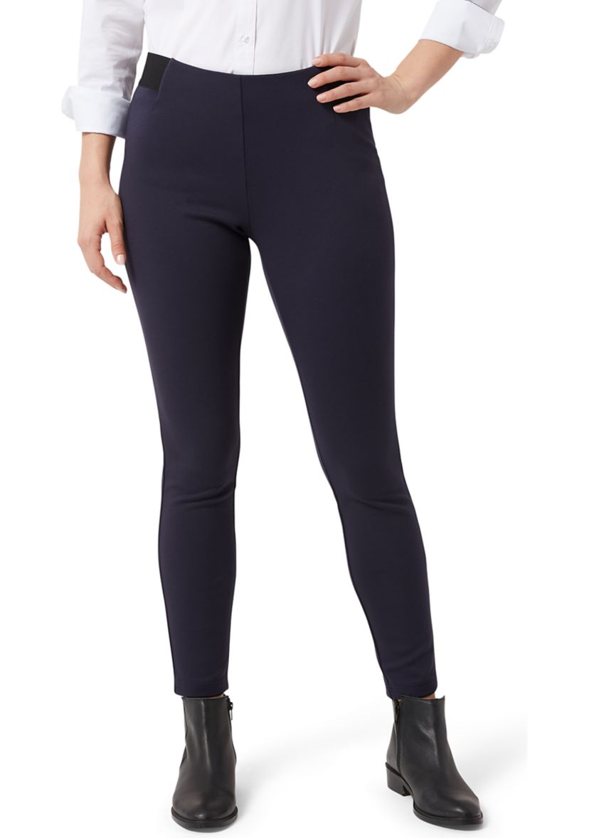 Womens Ponte Slim Leg Pants