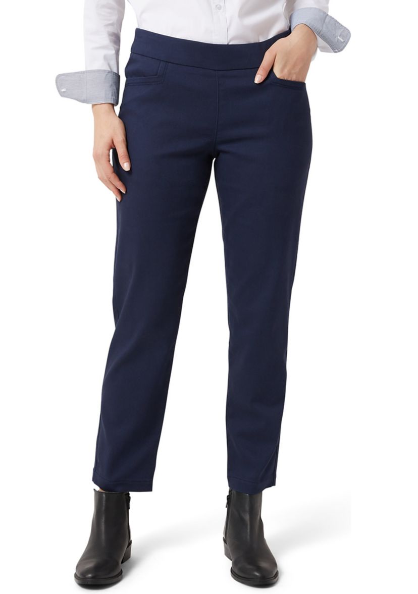 Womens Pull On Slim Leg Pants
