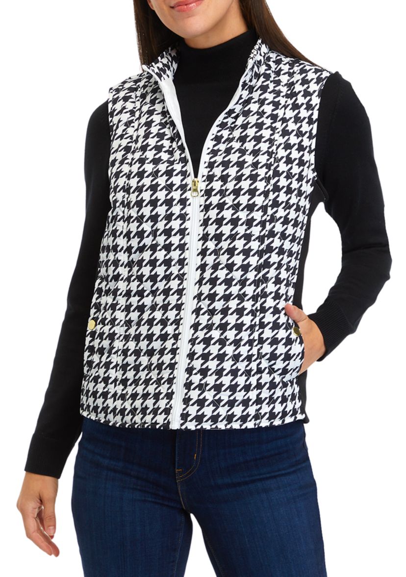Petite Side Rib Printed Vest 