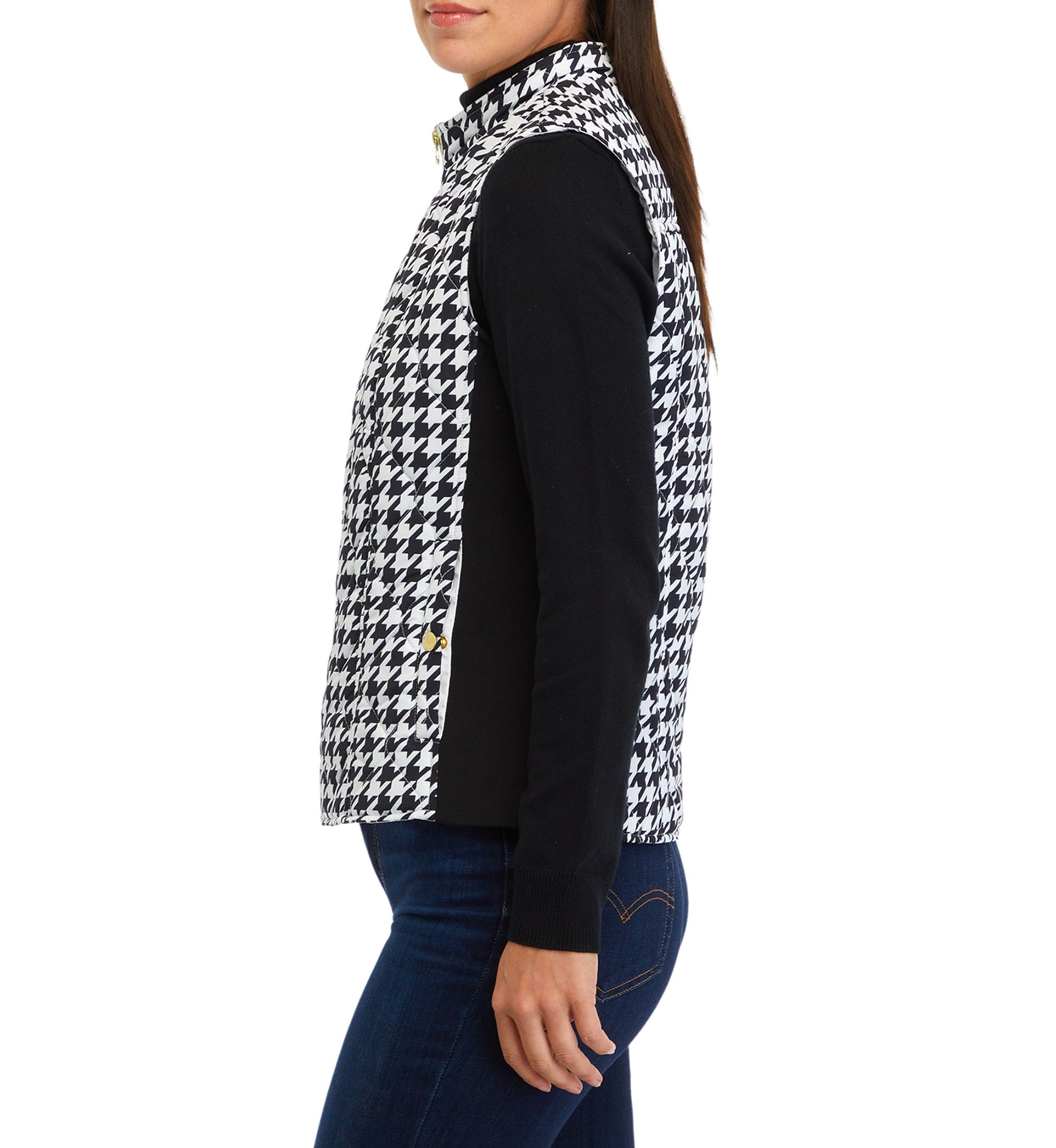 Petite Side Rib Printed Vest 