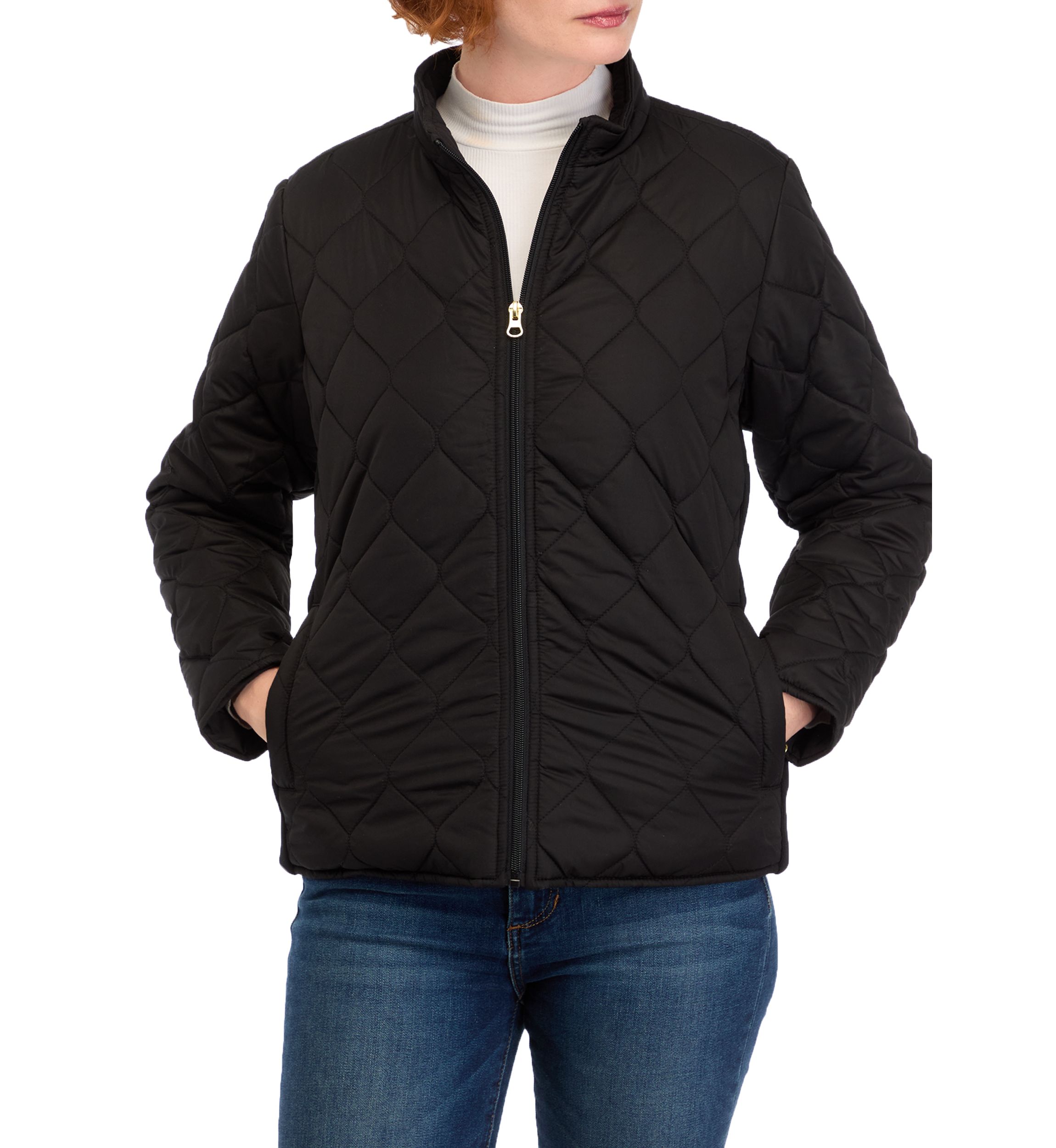 Petite Side Rib Puff Jacket 