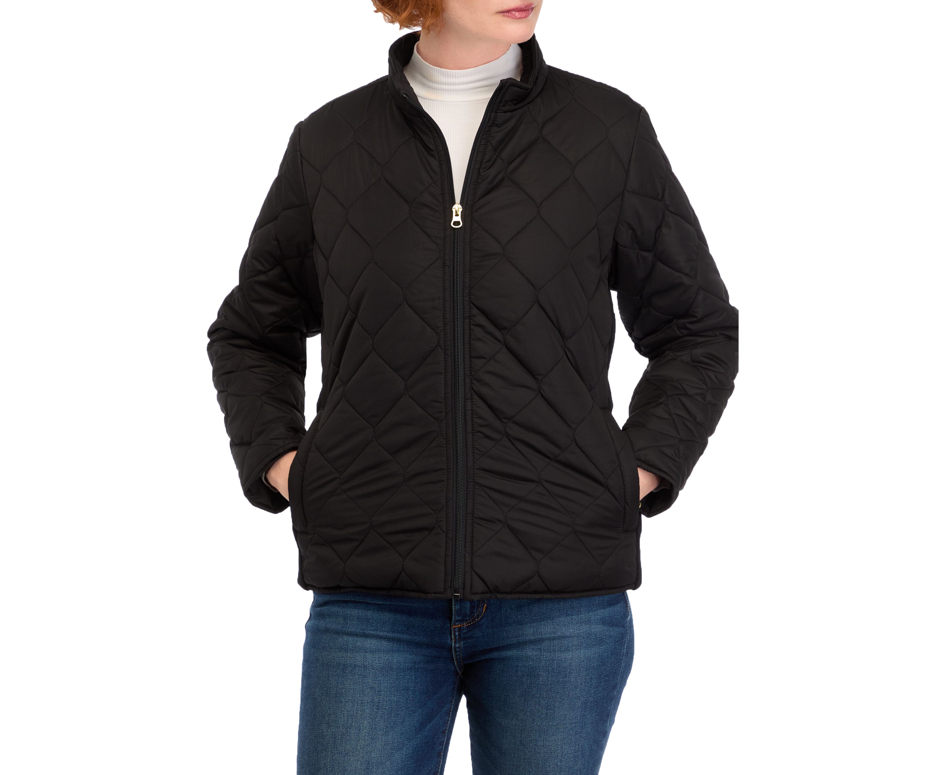 Petite Side Rib Puff Jacket 