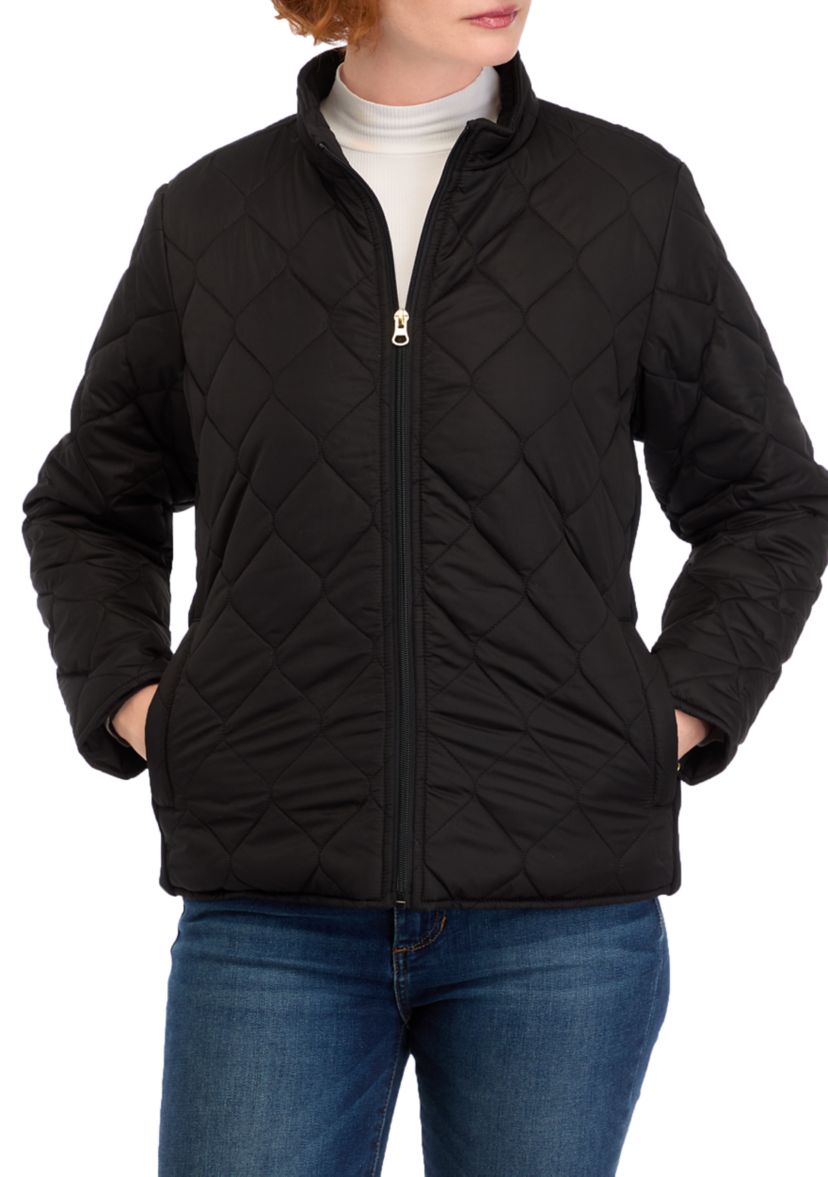 Petite Side Rib Puff Jacket 