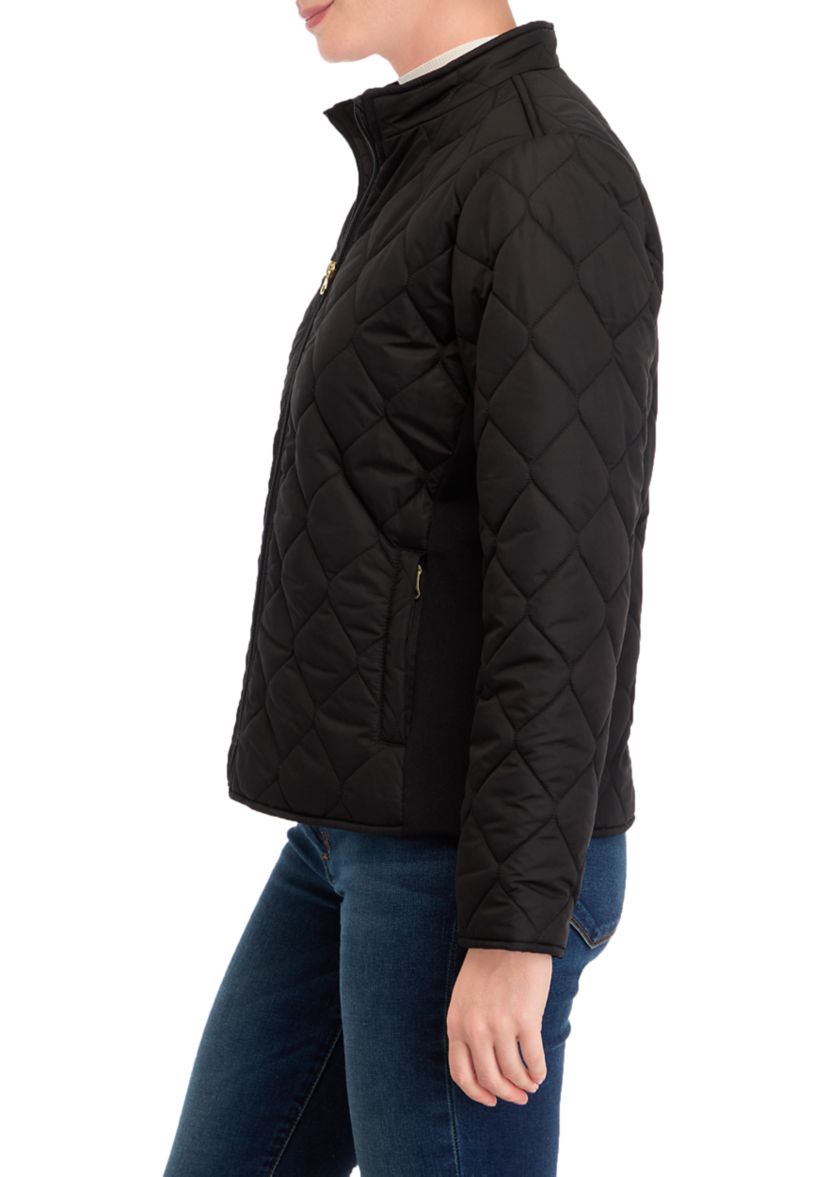 Petite Side Rib Puff Jacket 