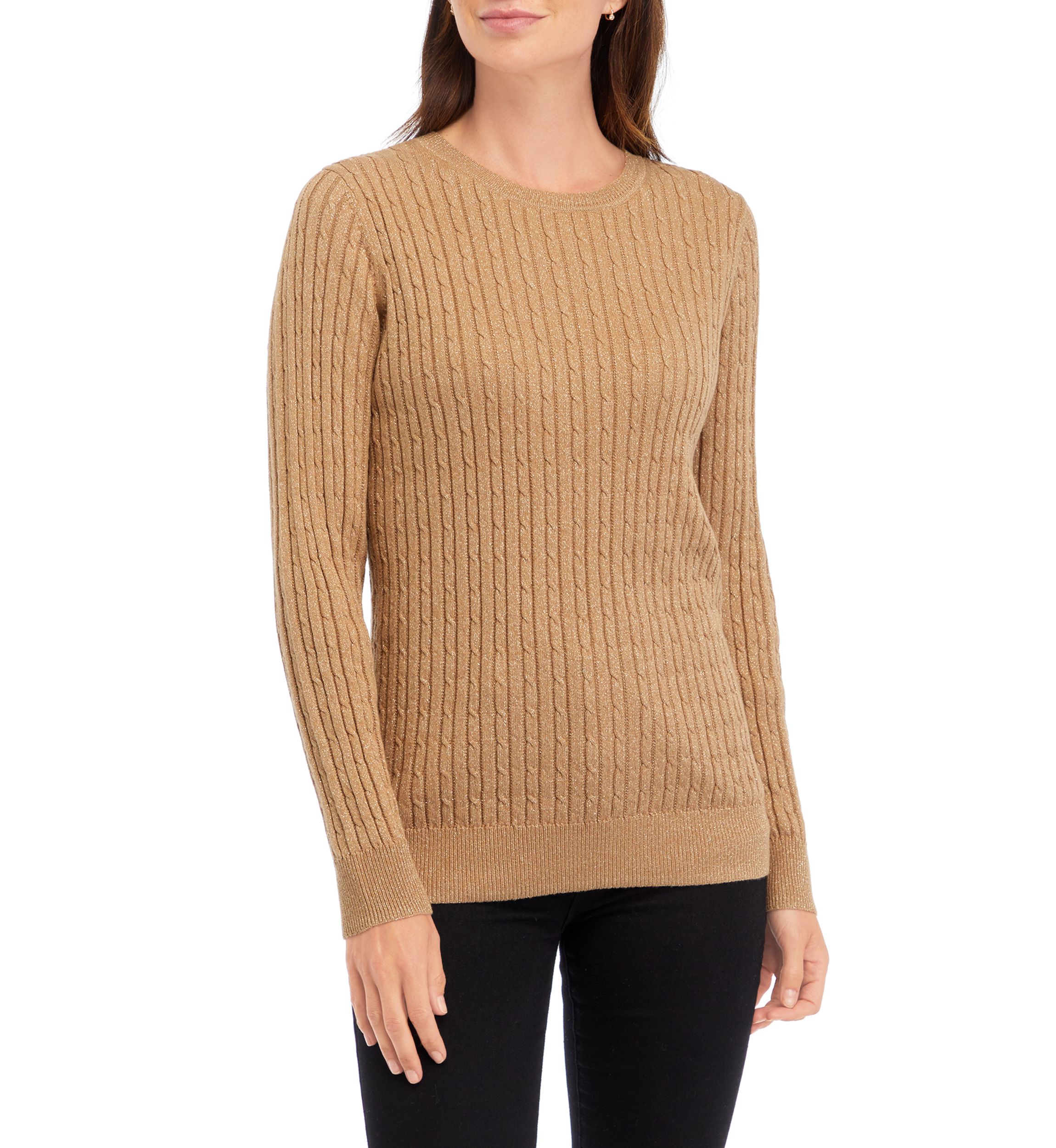 Womens Cable Knit Sweater