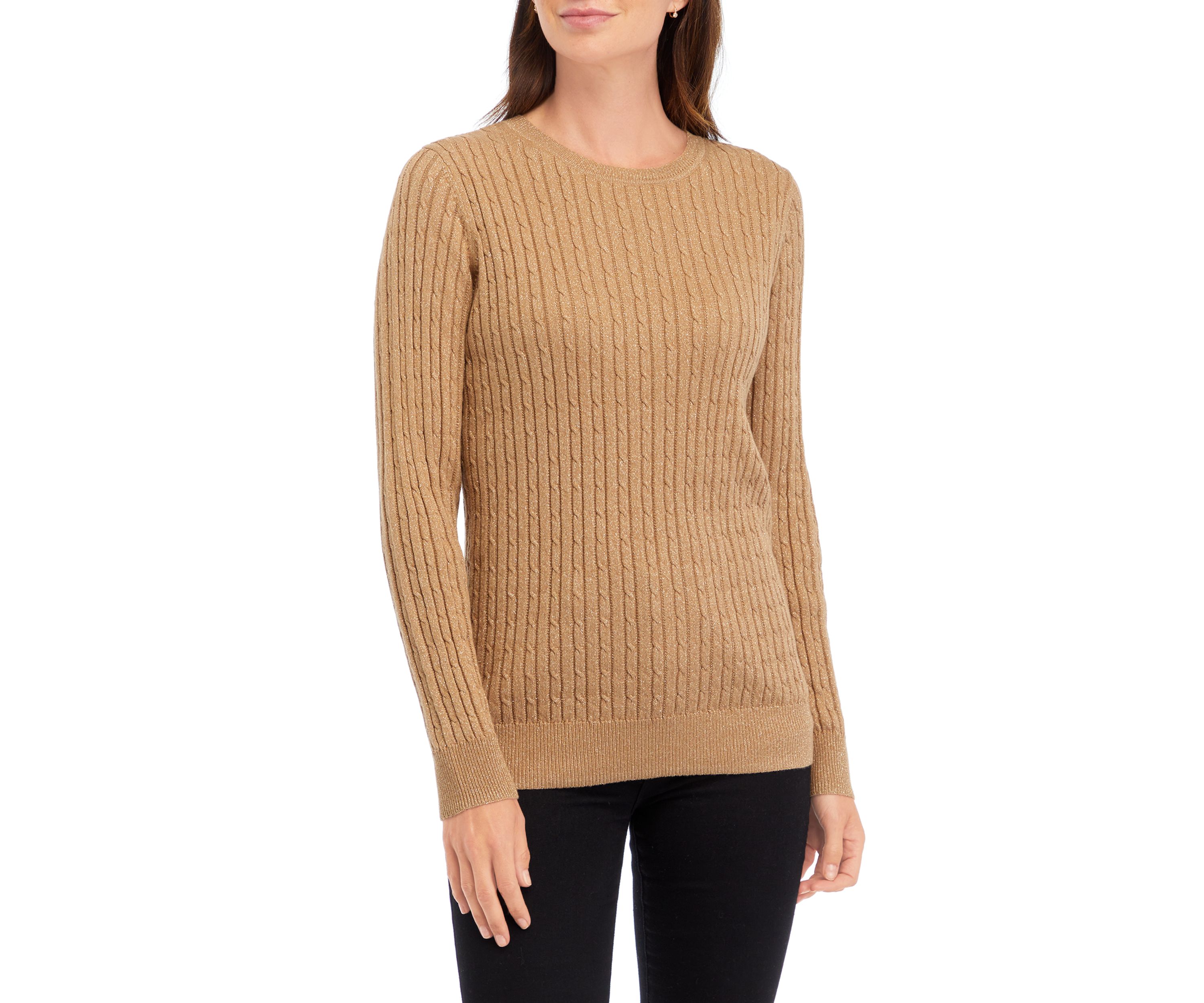 Womens Cable Knit Sweater