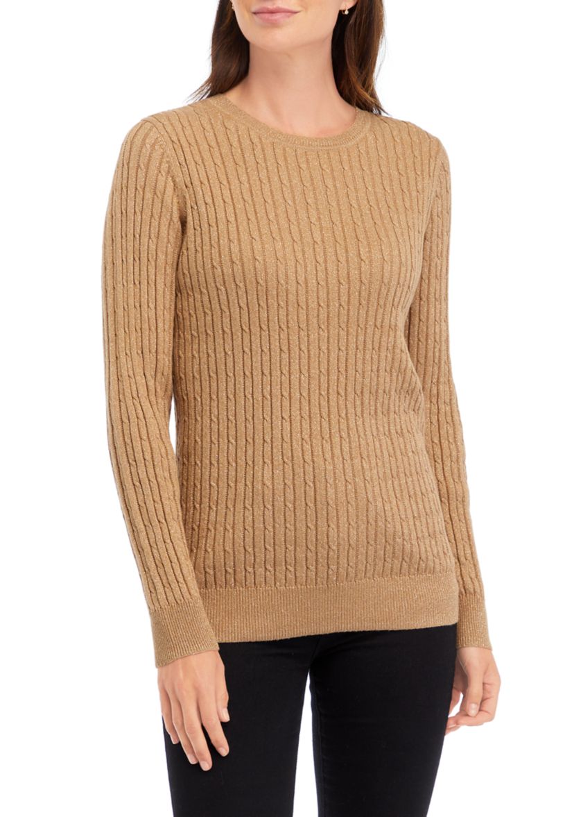 Womens Cable Knit Sweater