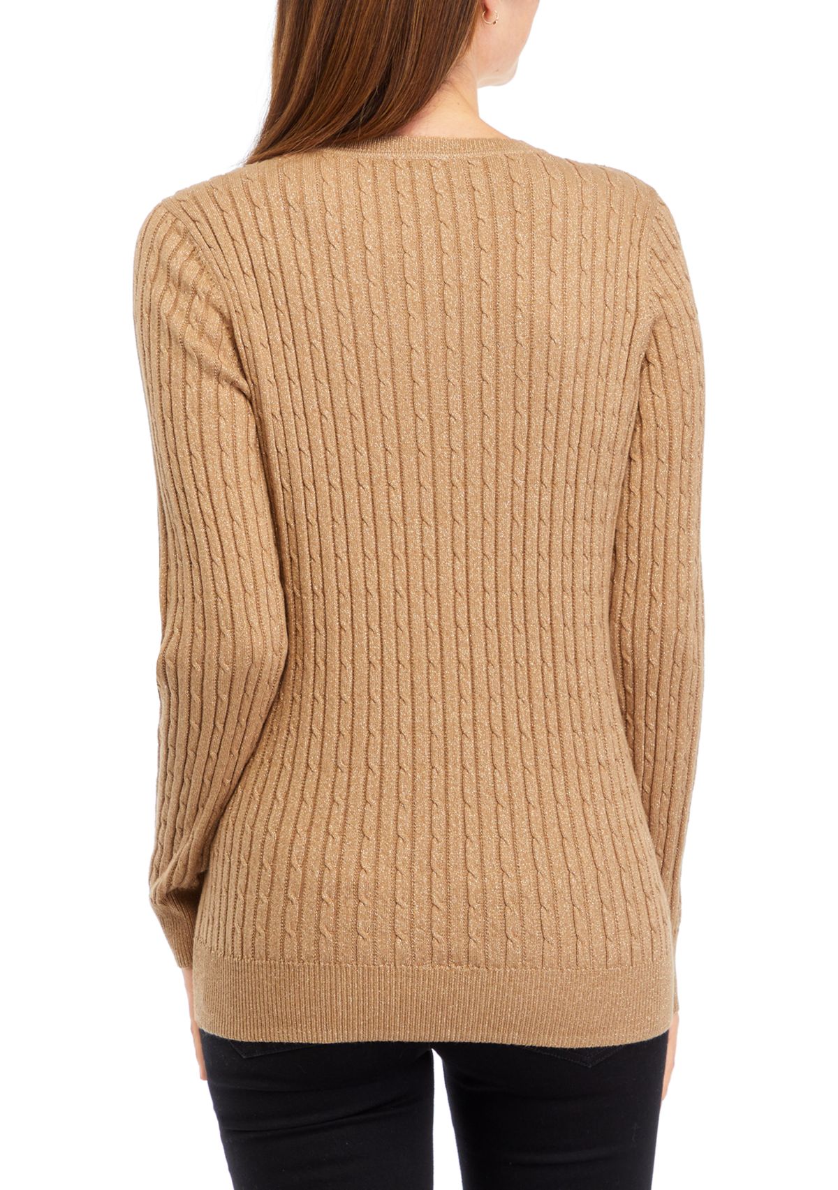 Womens Cable Knit Sweater