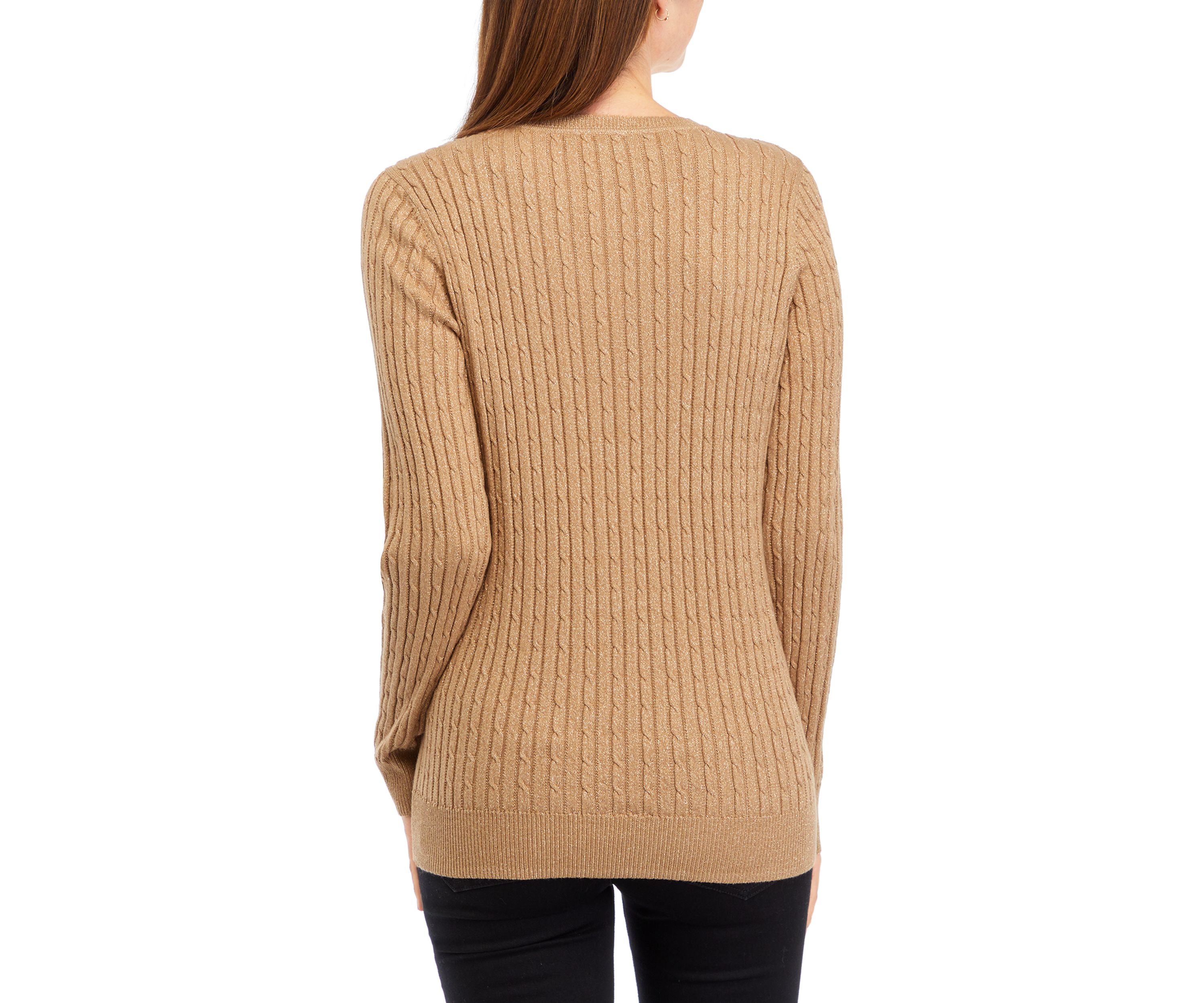 Womens Cable Knit Sweater