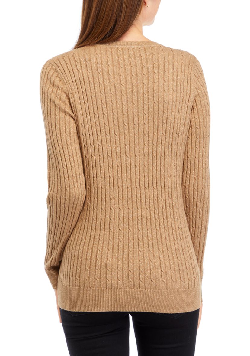 Womens Cable Knit Sweater