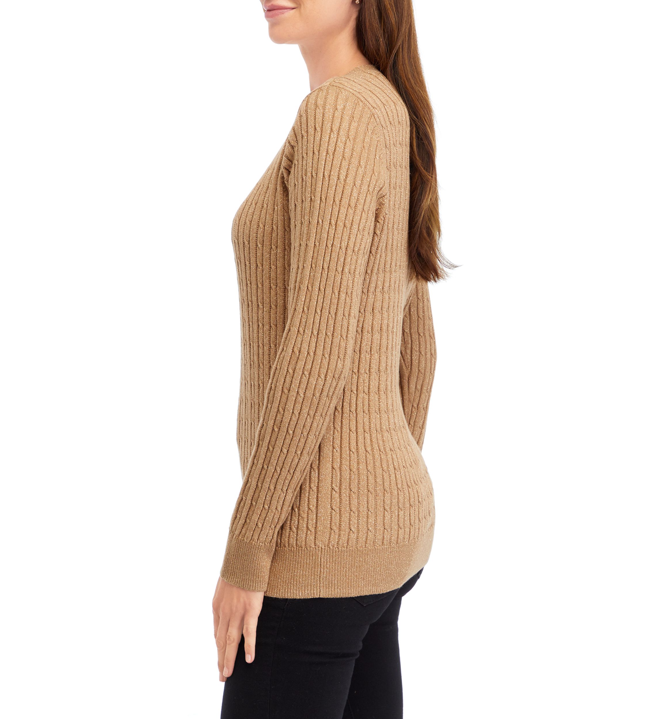 Womens Cable Knit Sweater