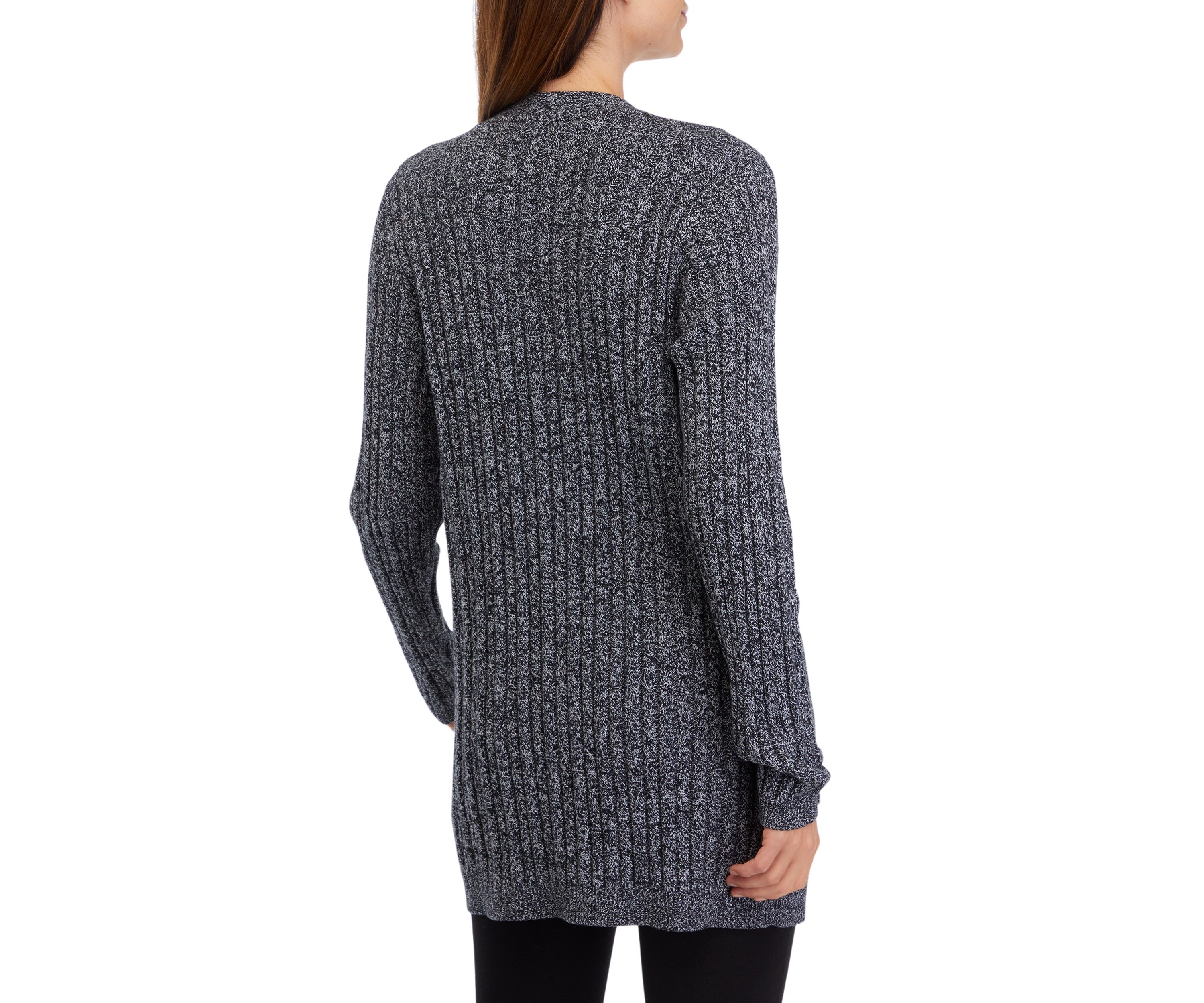Womens Long Sleeve Cable Knit Cardigan 