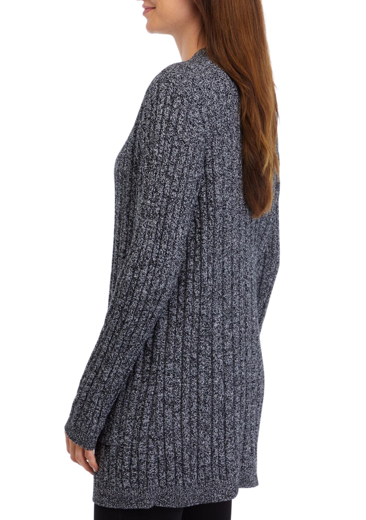 Womens Long Sleeve Cable Knit Cardigan 
