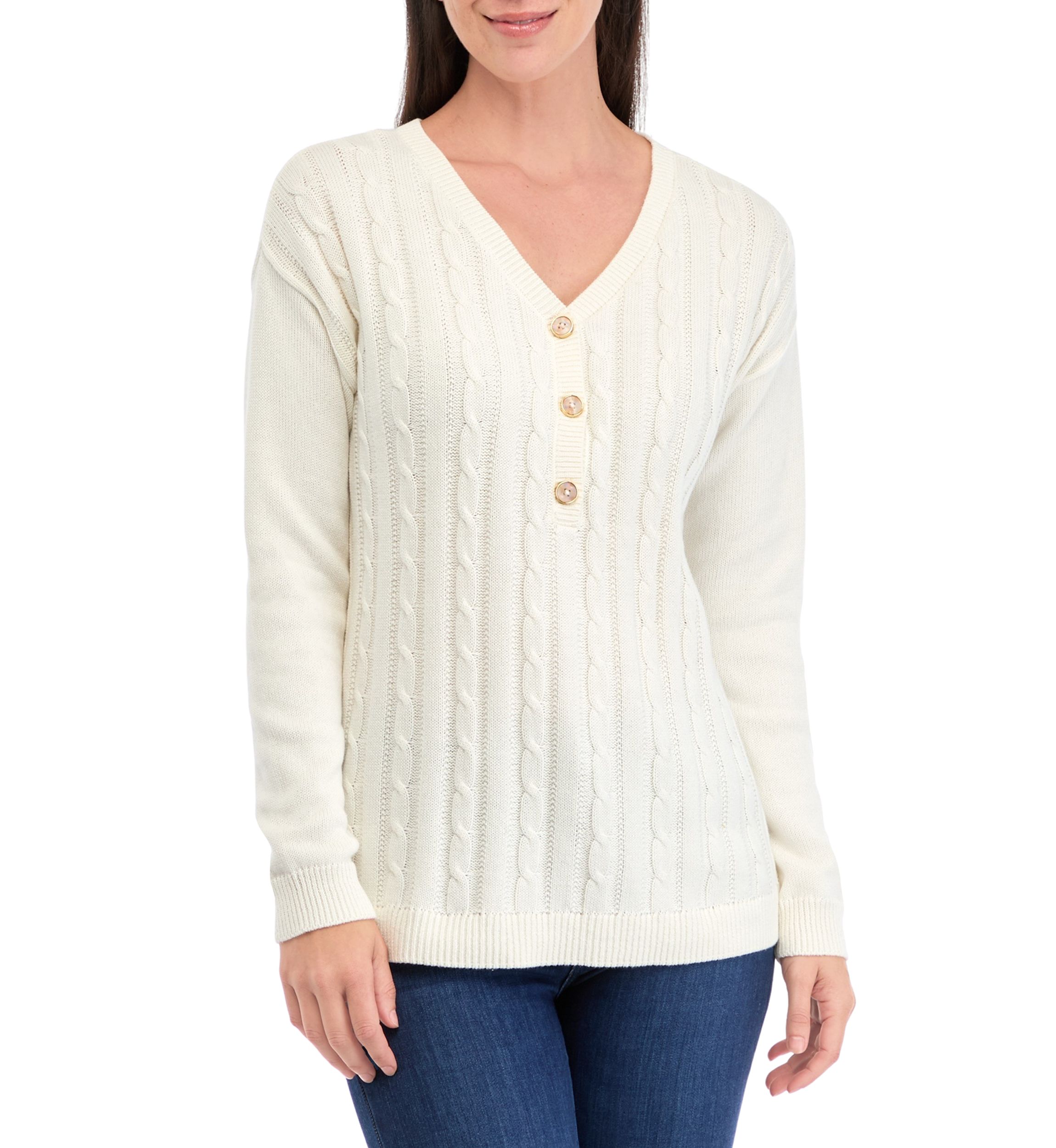 Womens Sweater Knit Cardigan