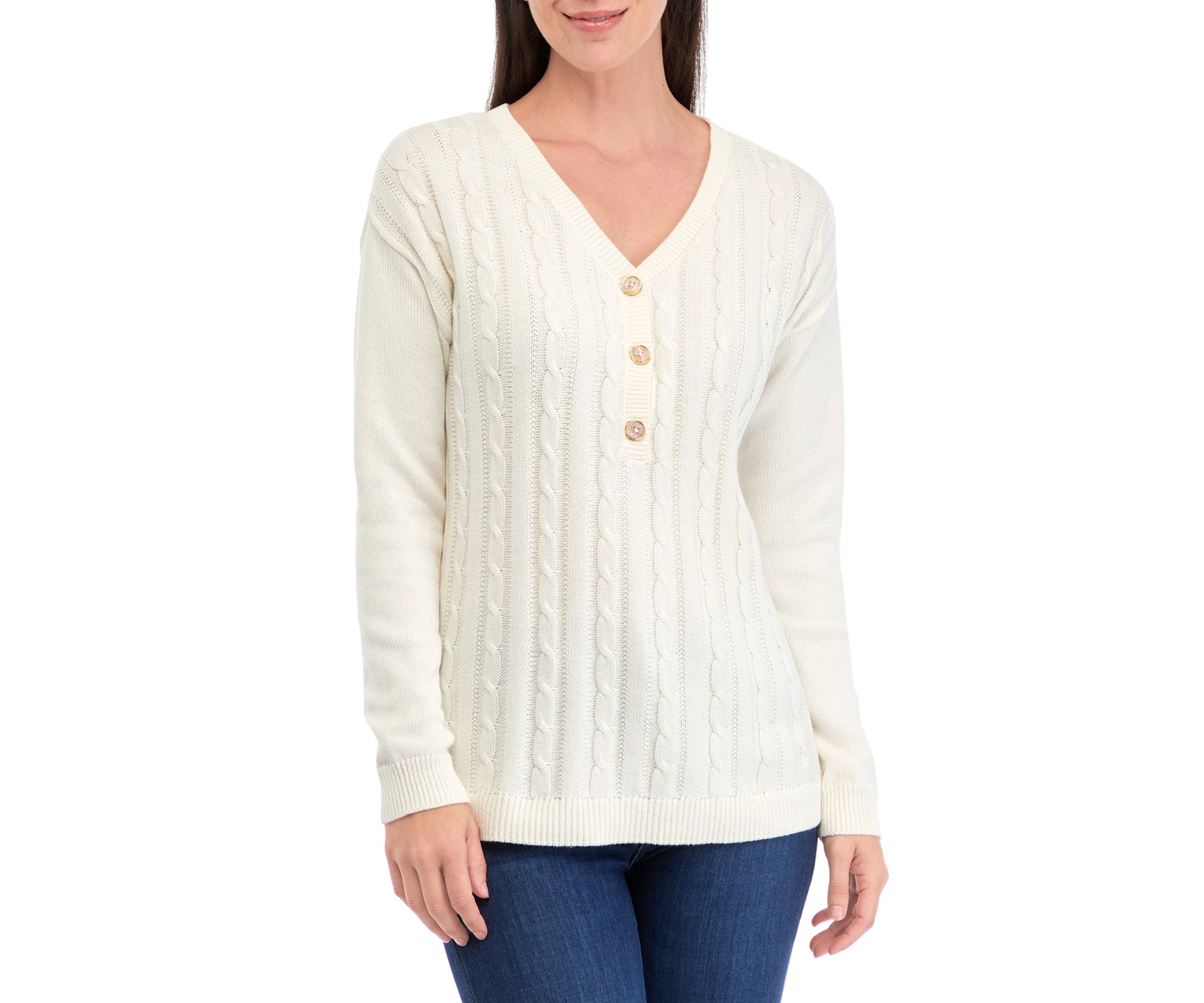 Womens Sweater Knit Cardigan