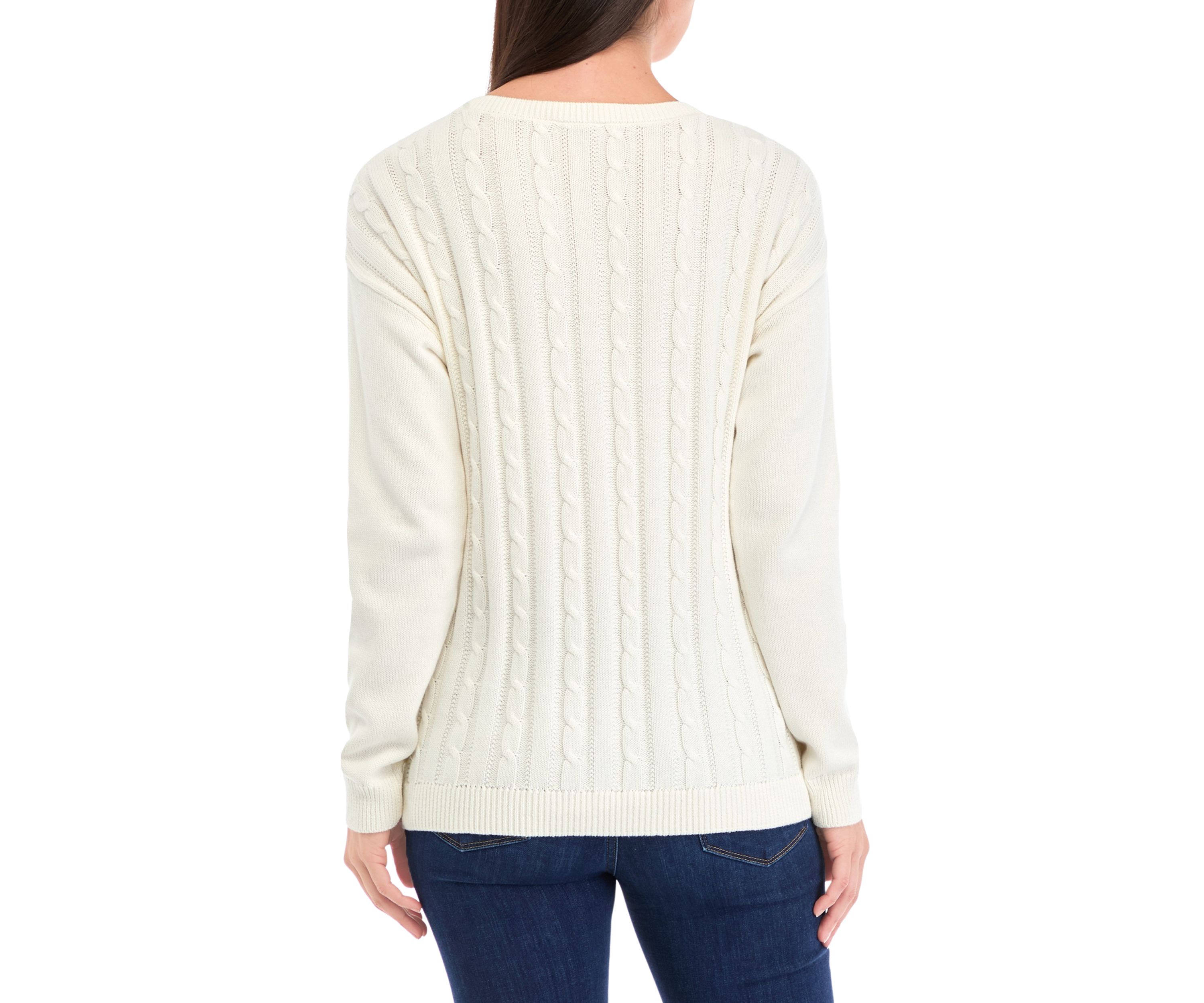 Womens Sweater Knit Cardigan