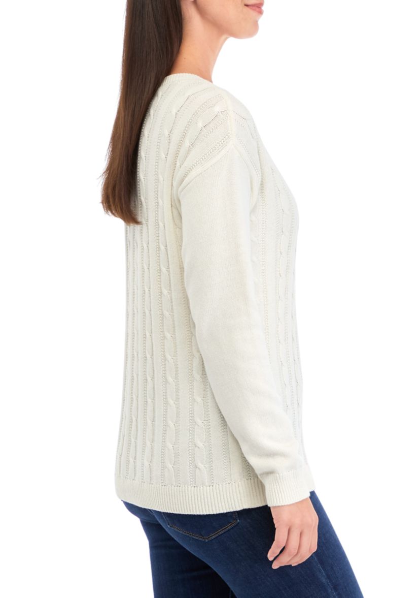 Womens Sweater Knit Cardigan