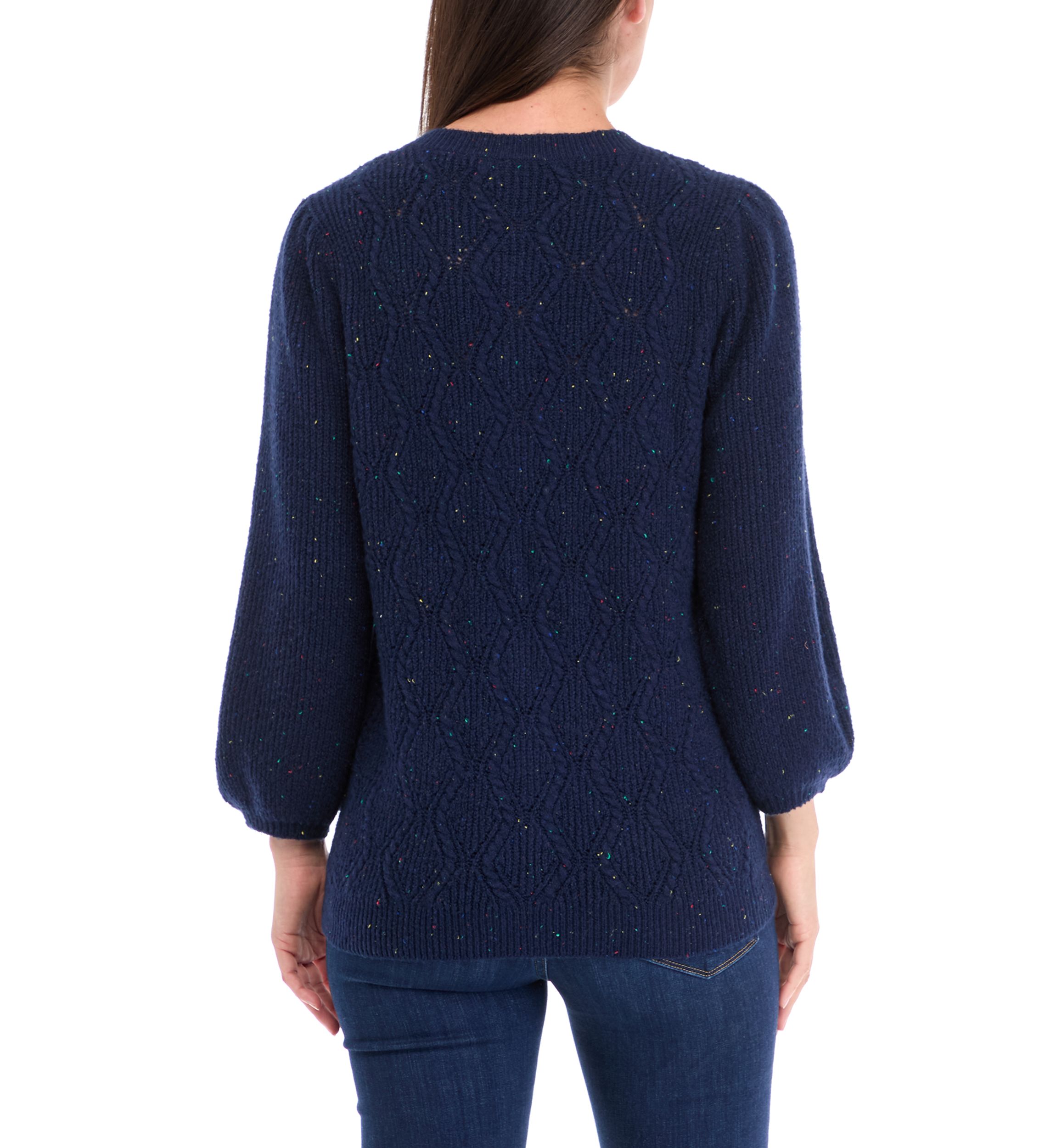 Womens Cable Knit Button Front Cardigan