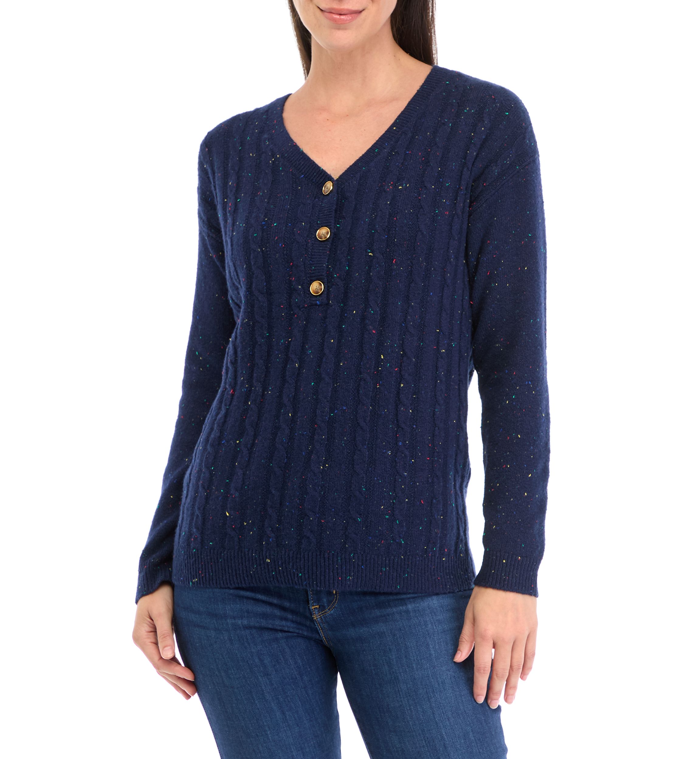 Womens Cable Knit Sweater