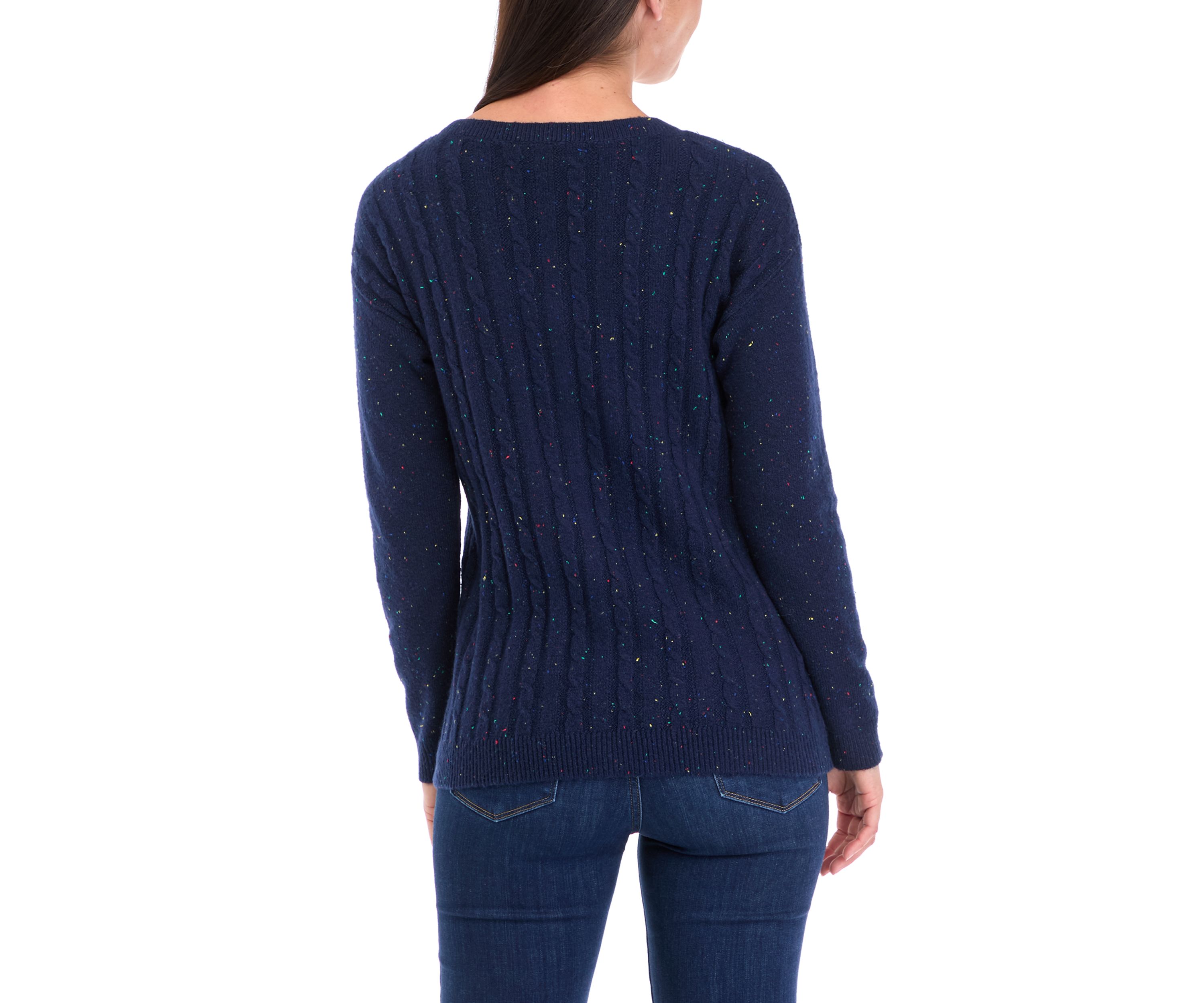 Womens Cable Knit Sweater