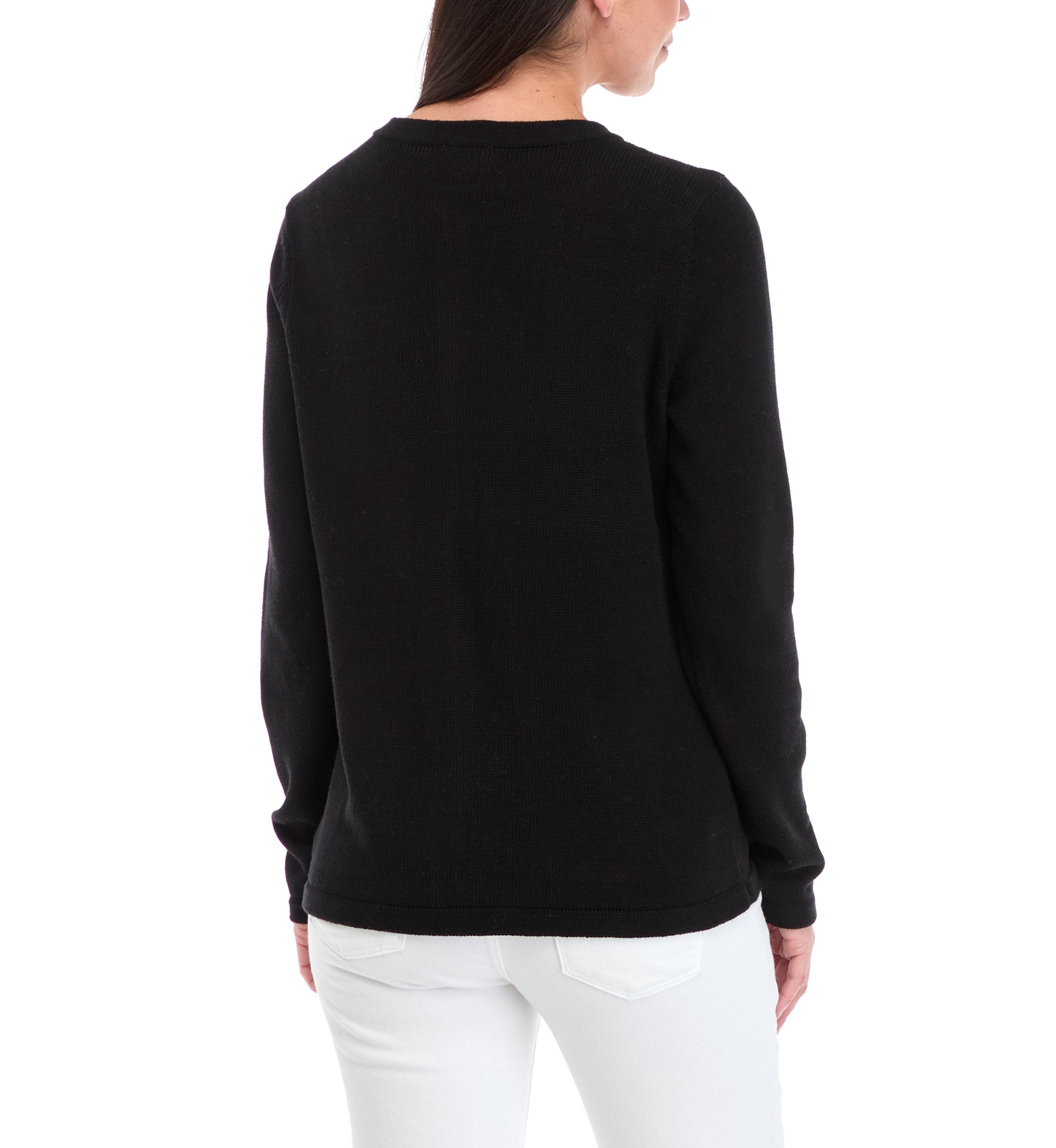 Womens Solid Knit Cardigan