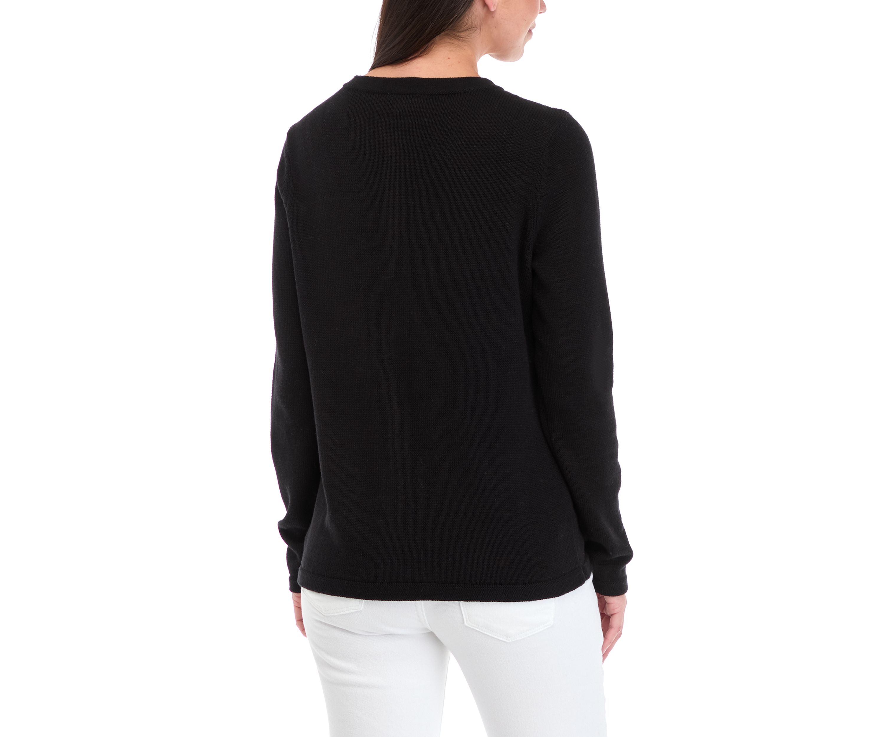 Womens Solid Knit Cardigan
