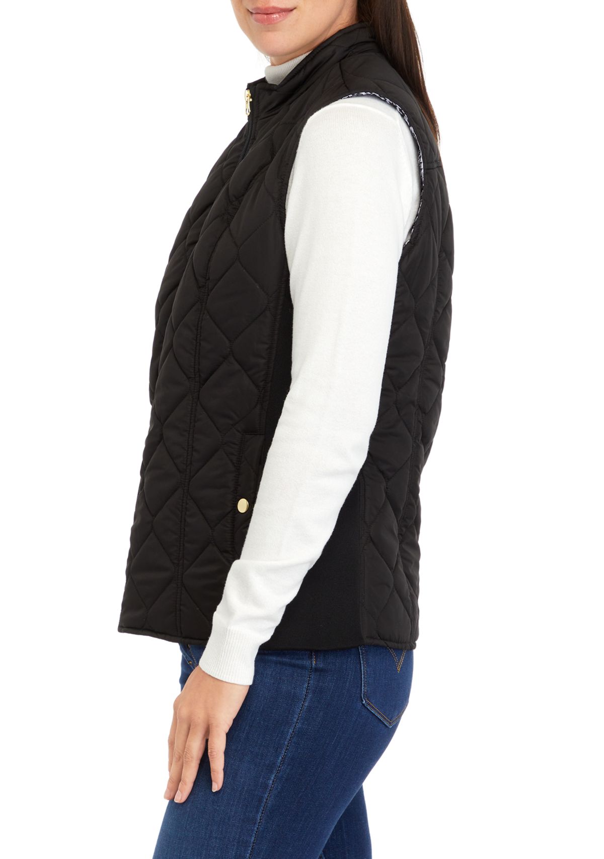 Plus Size Side Rib Vest 