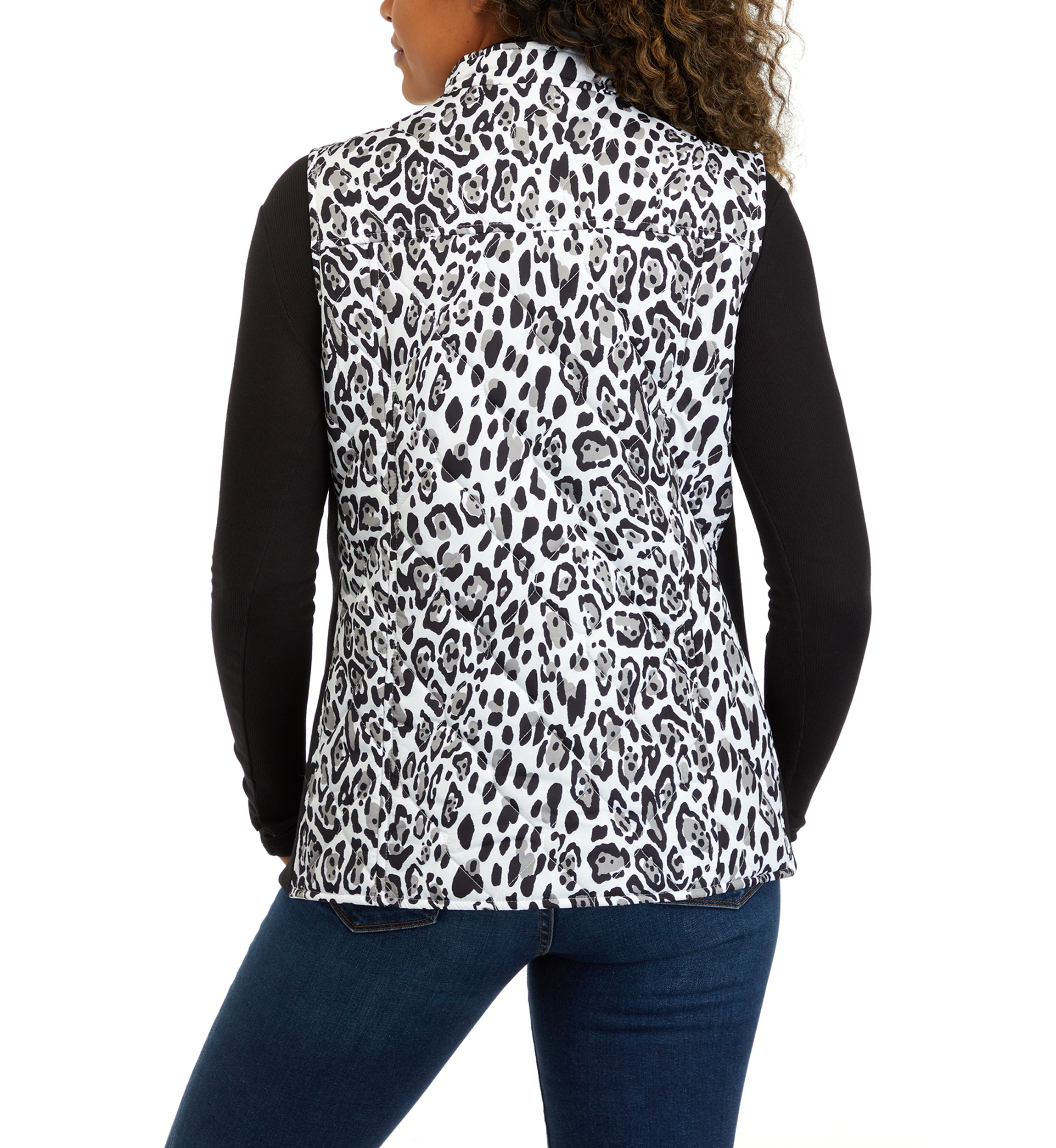 Womens Printed Side Rib Vest 