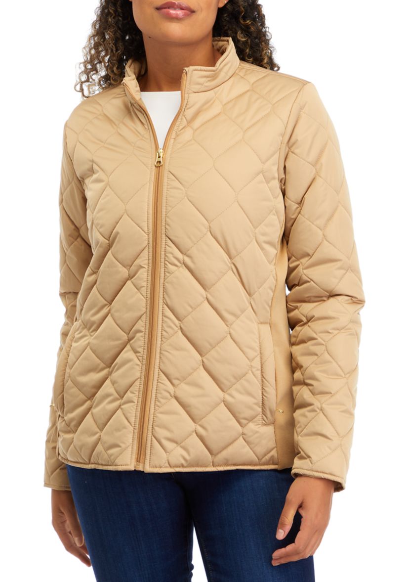 Womens Side Rib Puff Jacket