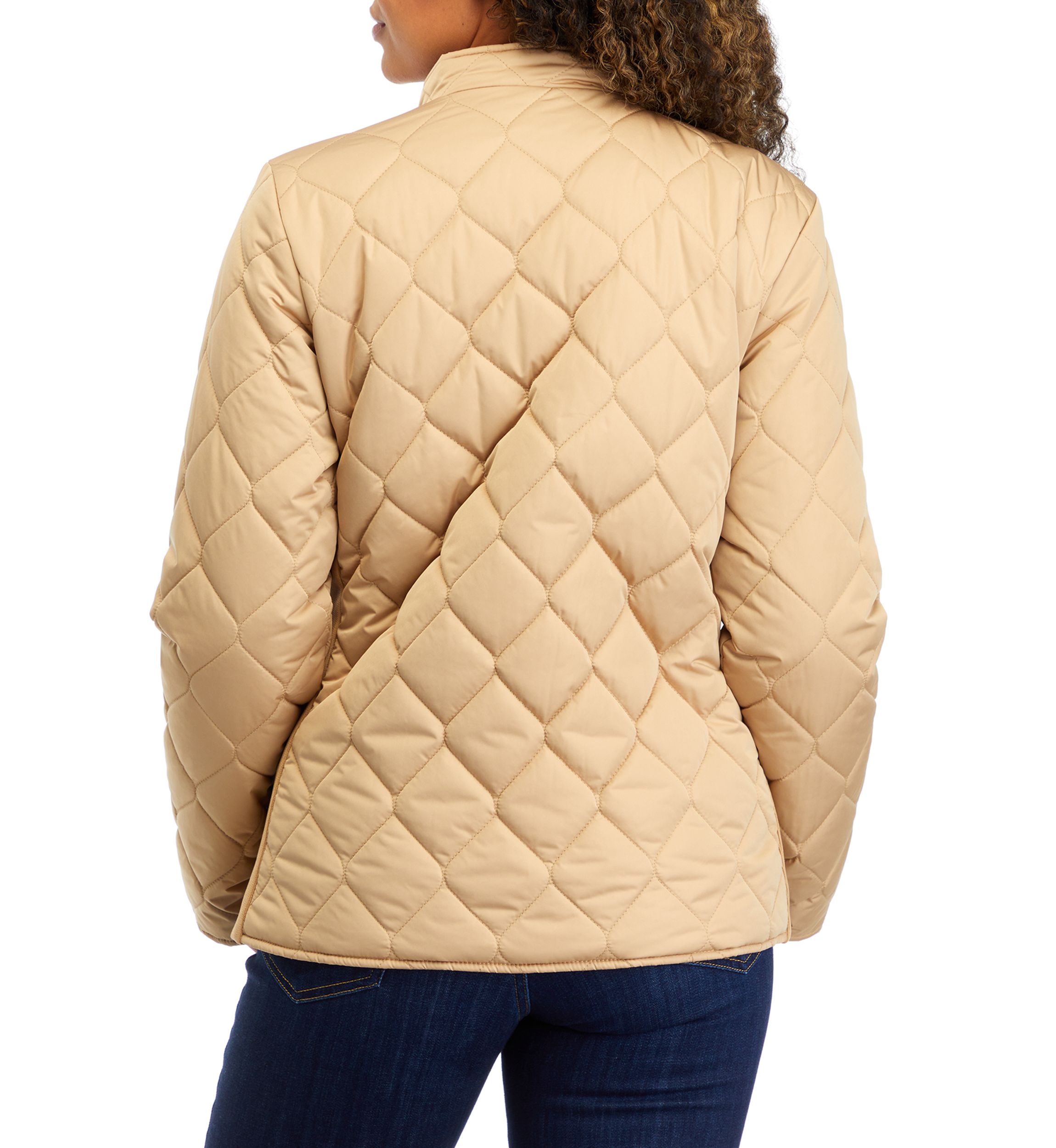 Womens Side Rib Puff Jacket