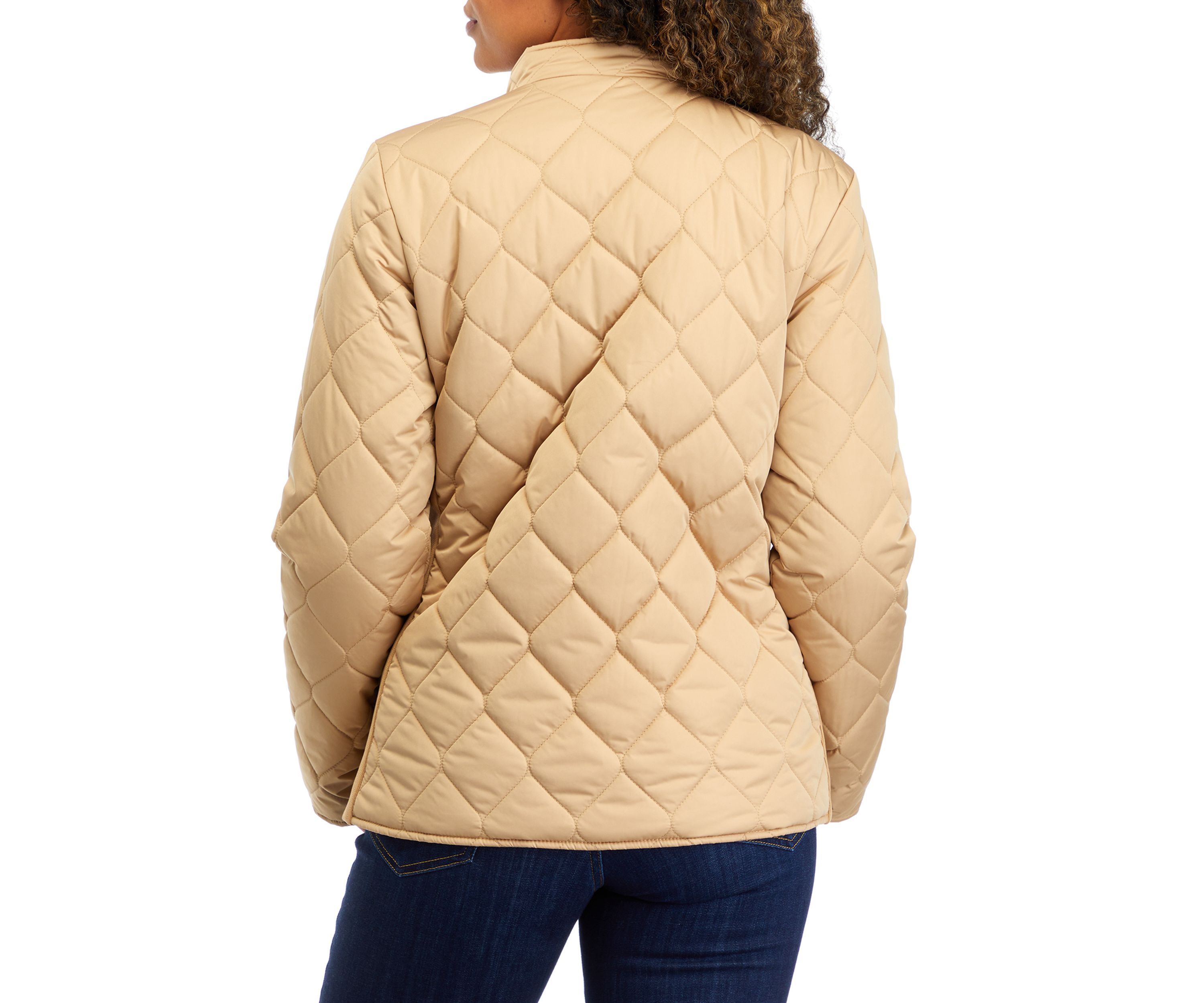 Womens Side Rib Puff Jacket