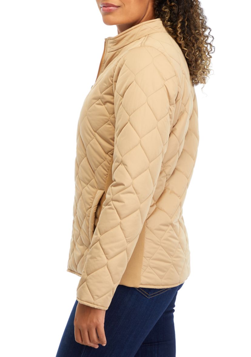 Womens Side Rib Puff Jacket
