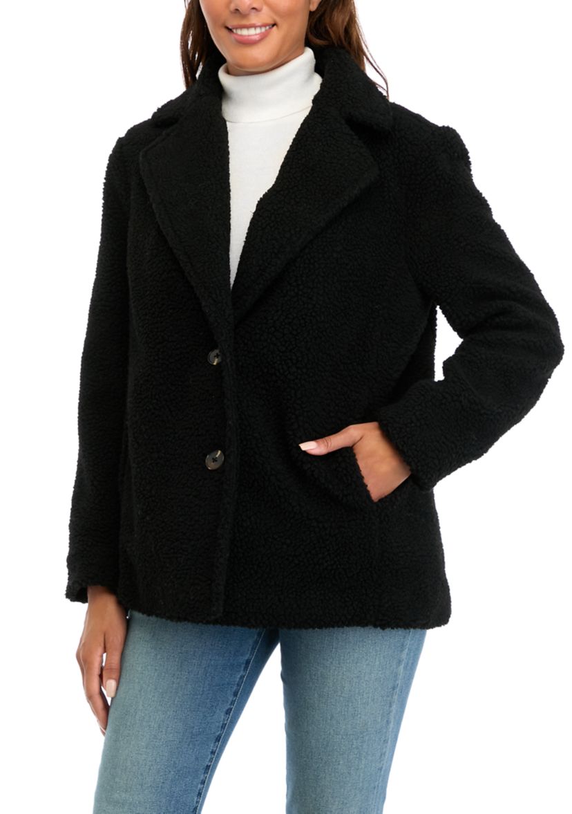 Womens Long Sleeve Sherpa Jacket